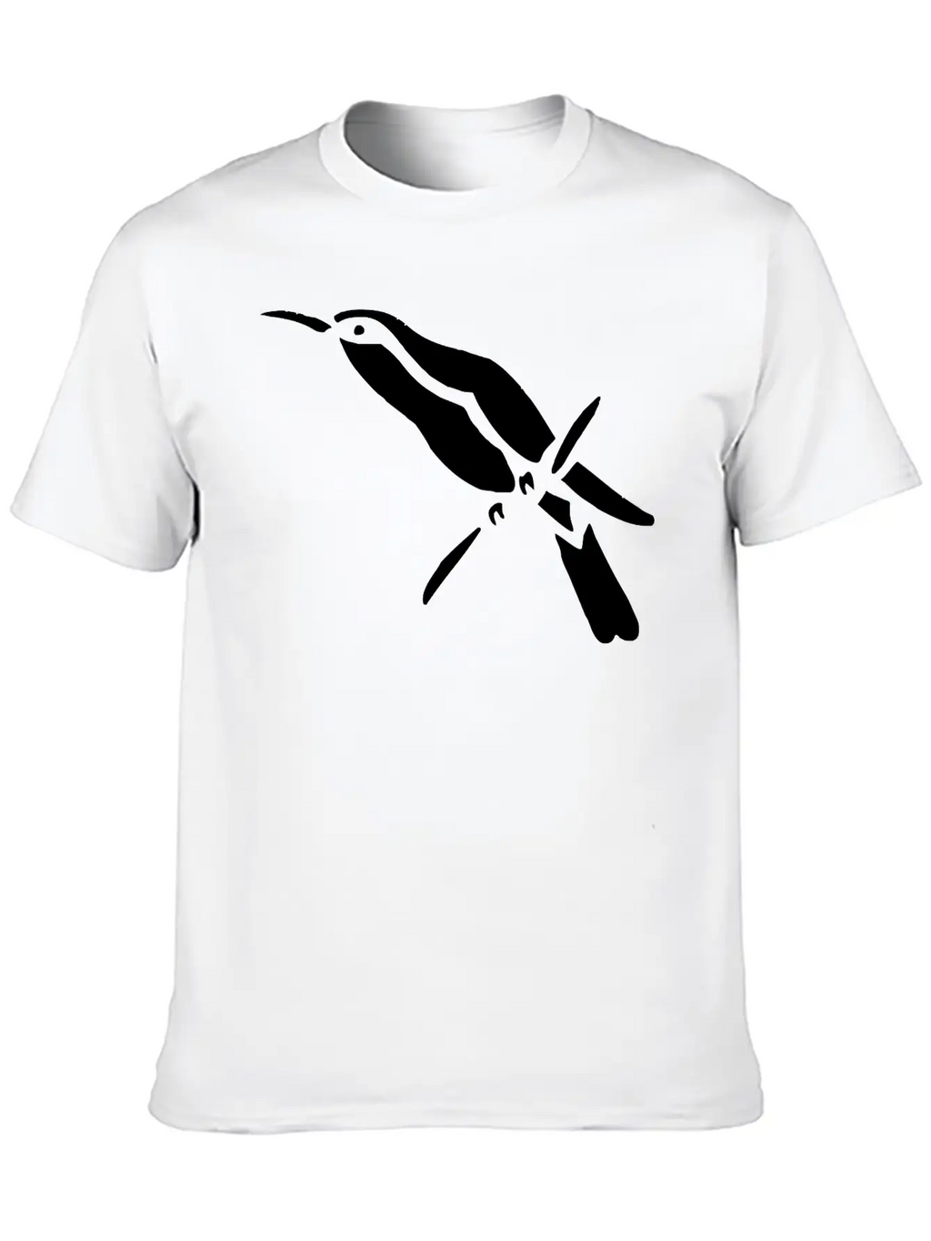 A Tropical Bird On A Branch Breathable Soft Cotton T-Shirt – Timeless Casual Look