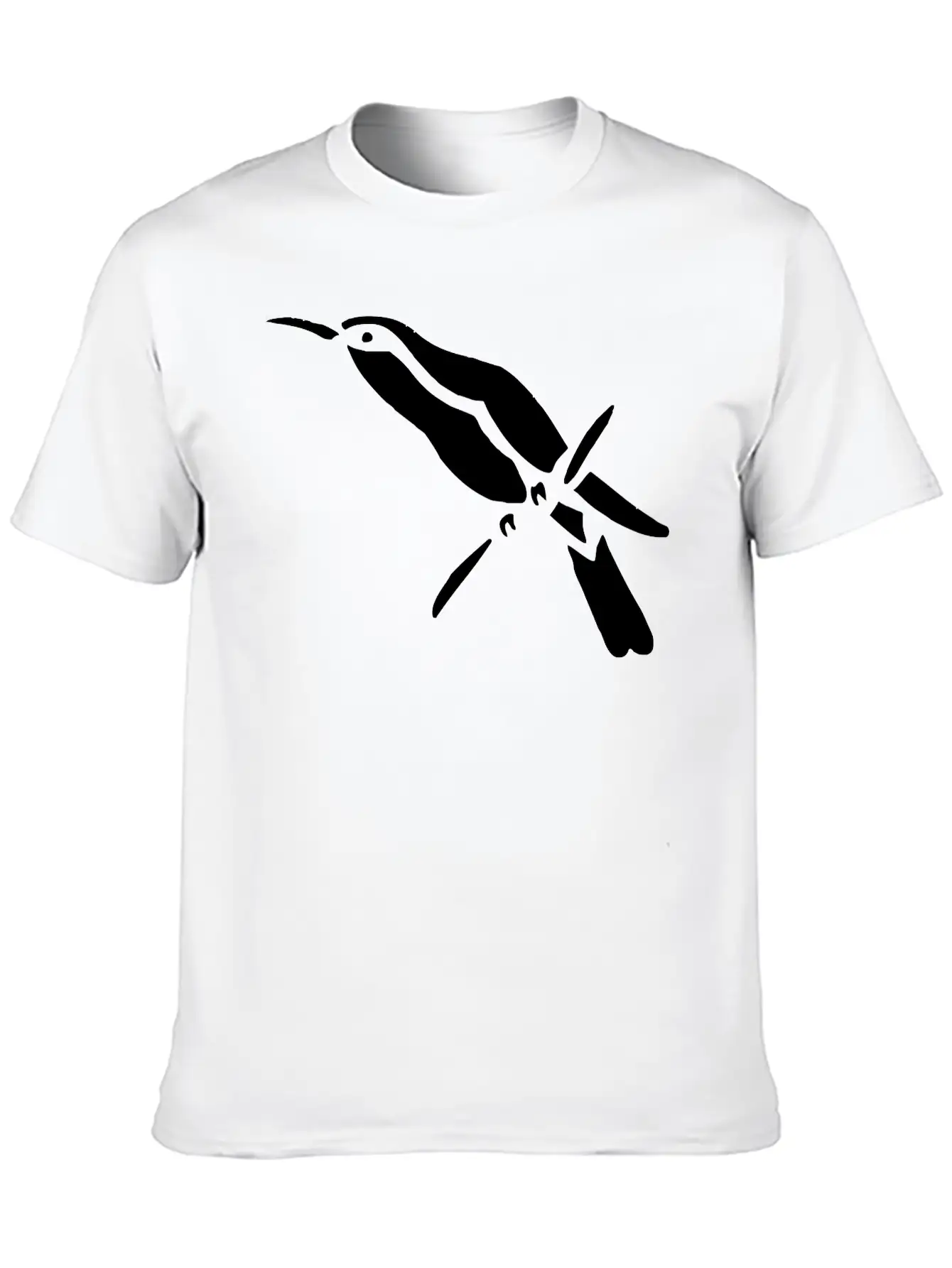 A Tropical Bird On A Branch Breathable Soft Cotton T-Shirt – Timeless Casual Look