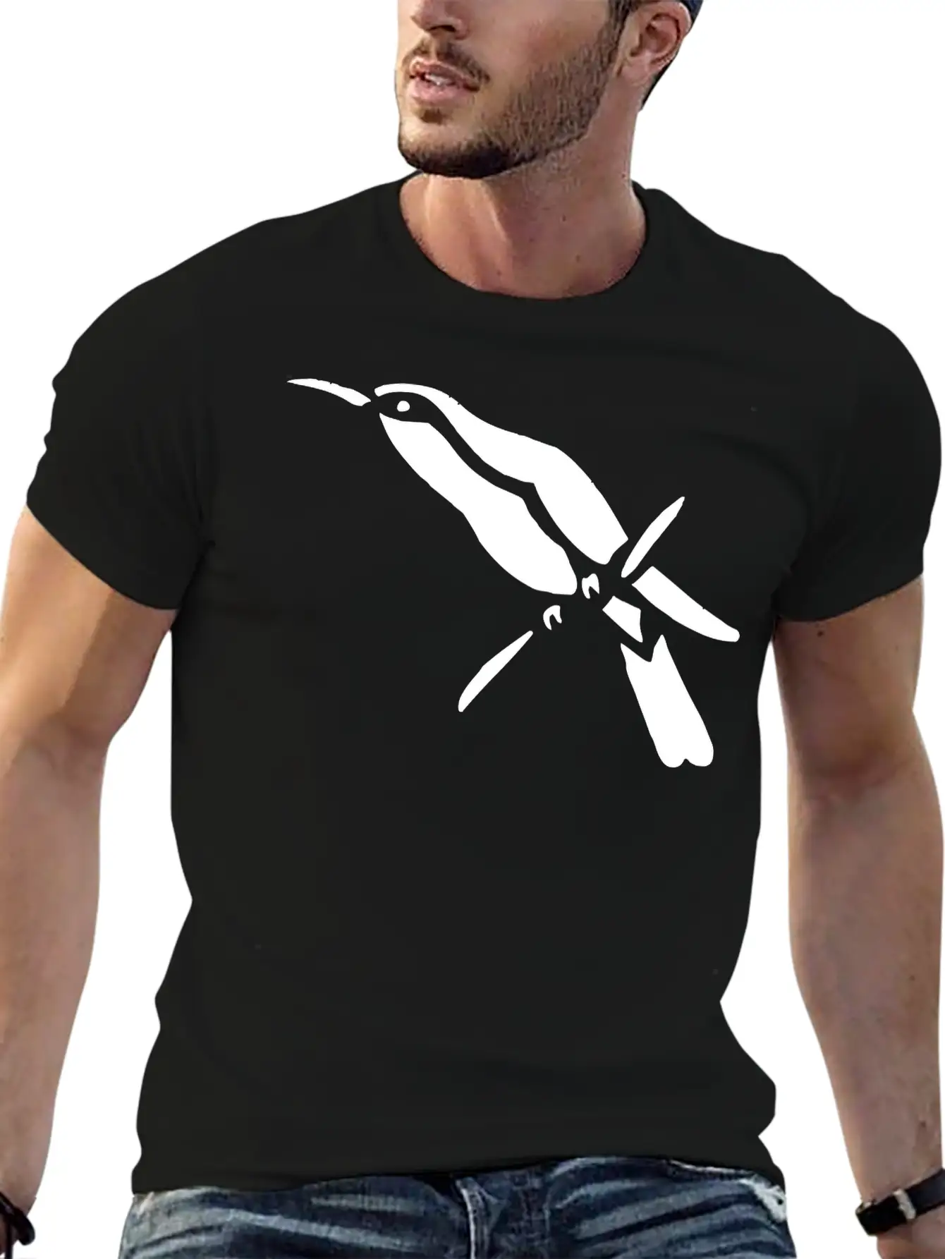 A Tropical Bird On A Branch Breathable Soft Cotton T-Shirt – Timeless Casual Look