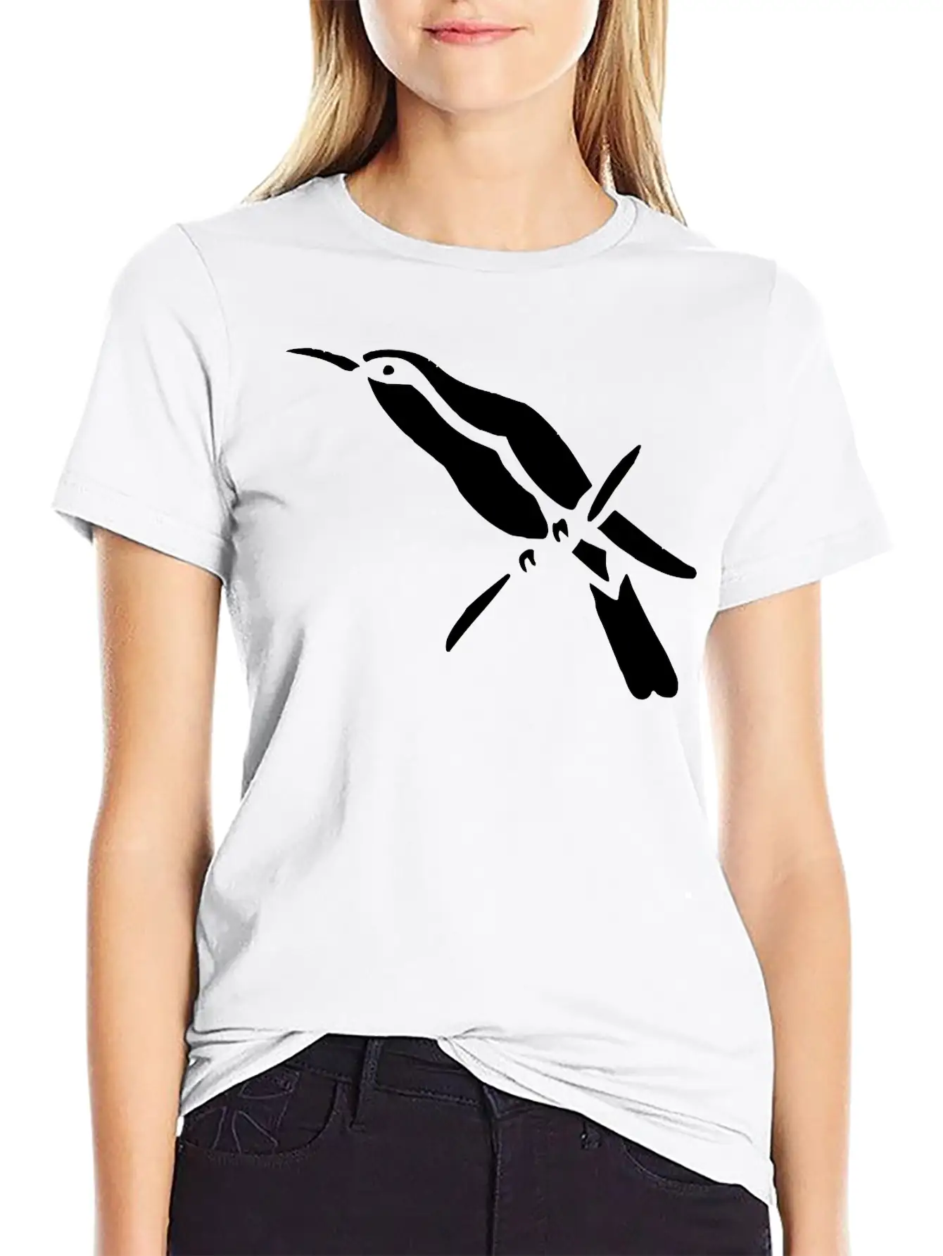 A Tropical Bird On A Branch Breathable Soft Cotton T-Shirt – Timeless Casual Look