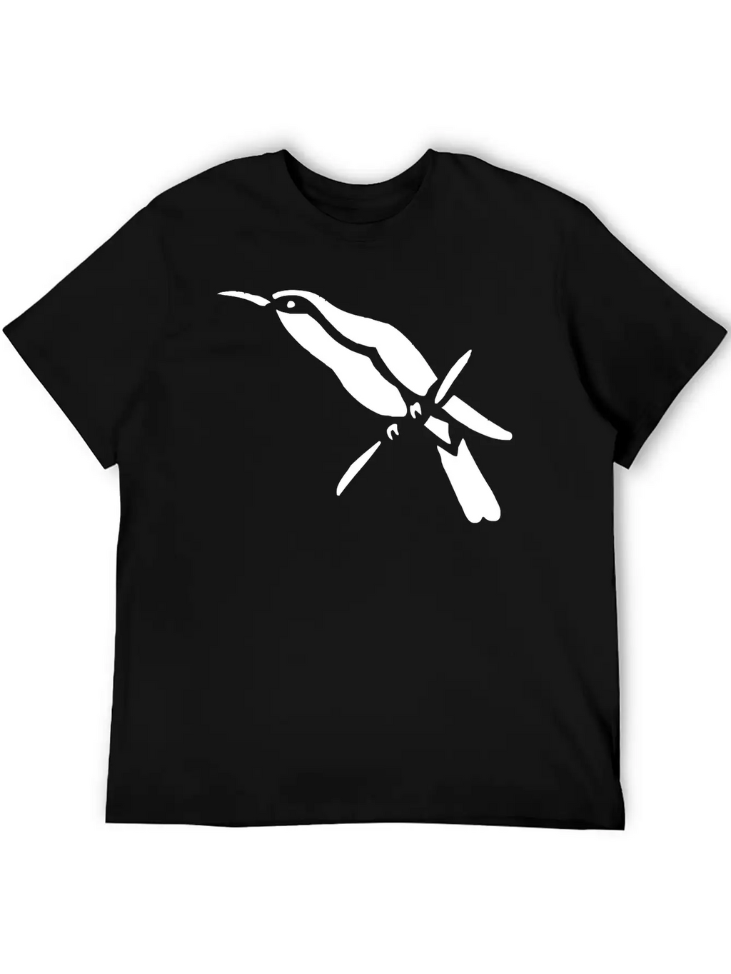 A Tropical Bird On A Branch Breathable Soft Cotton T-Shirt – Timeless Casual Look
