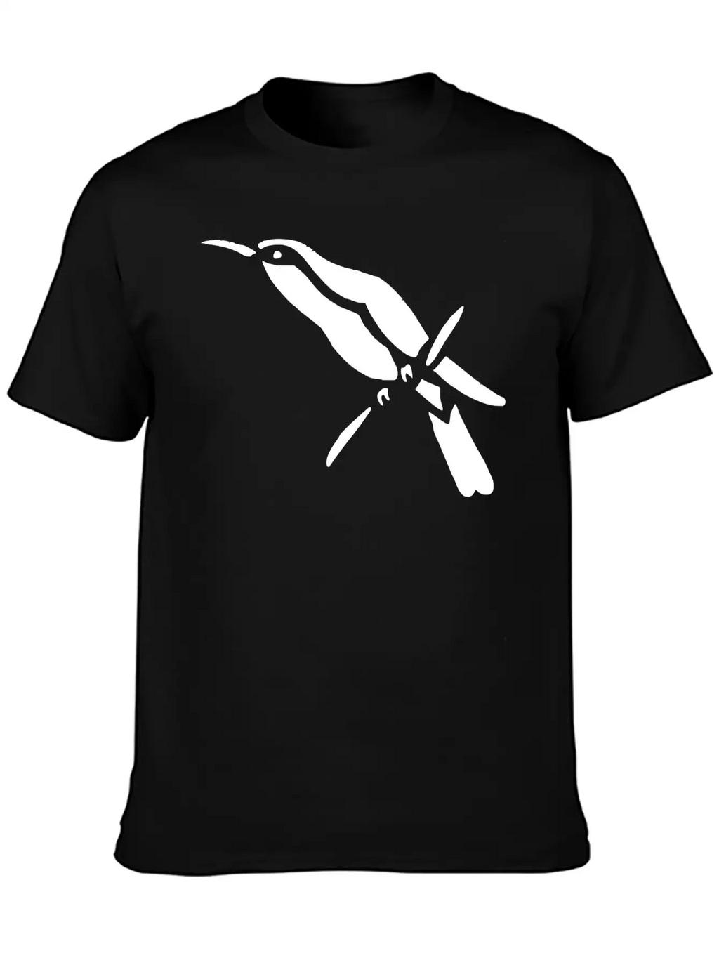 A Tropical Bird On A Branch Breathable Soft Cotton T-Shirt – Timeless Casual Look
