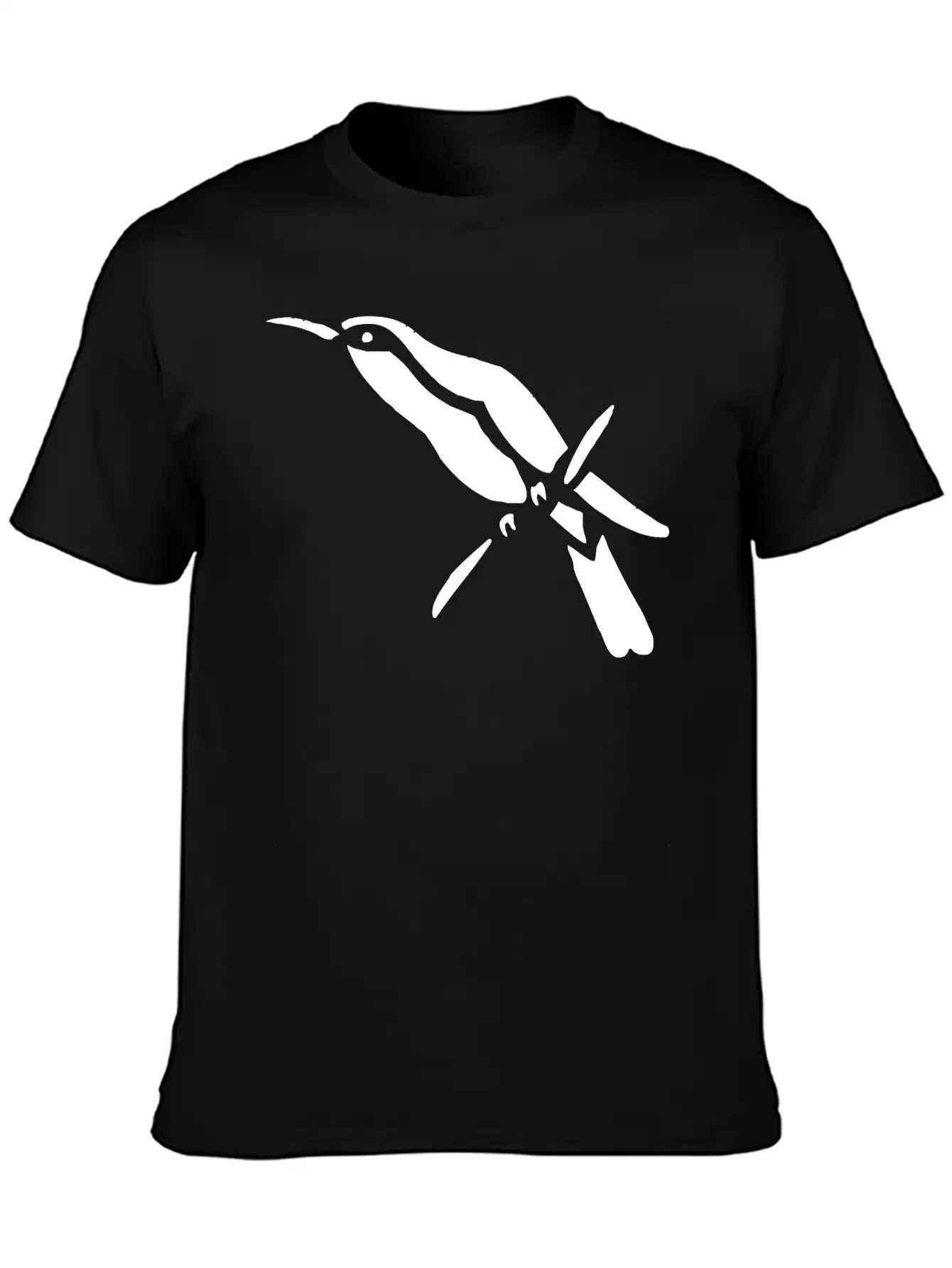 A Tropical Bird On A Branch Breathable Soft Cotton T-Shirt – Timeless Casual Look