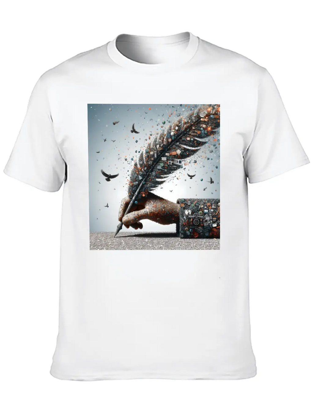 A Word Is Worth A Thousand Pictures Basic Graphic T-Shirt – Daily Comfort In Soft Cotton