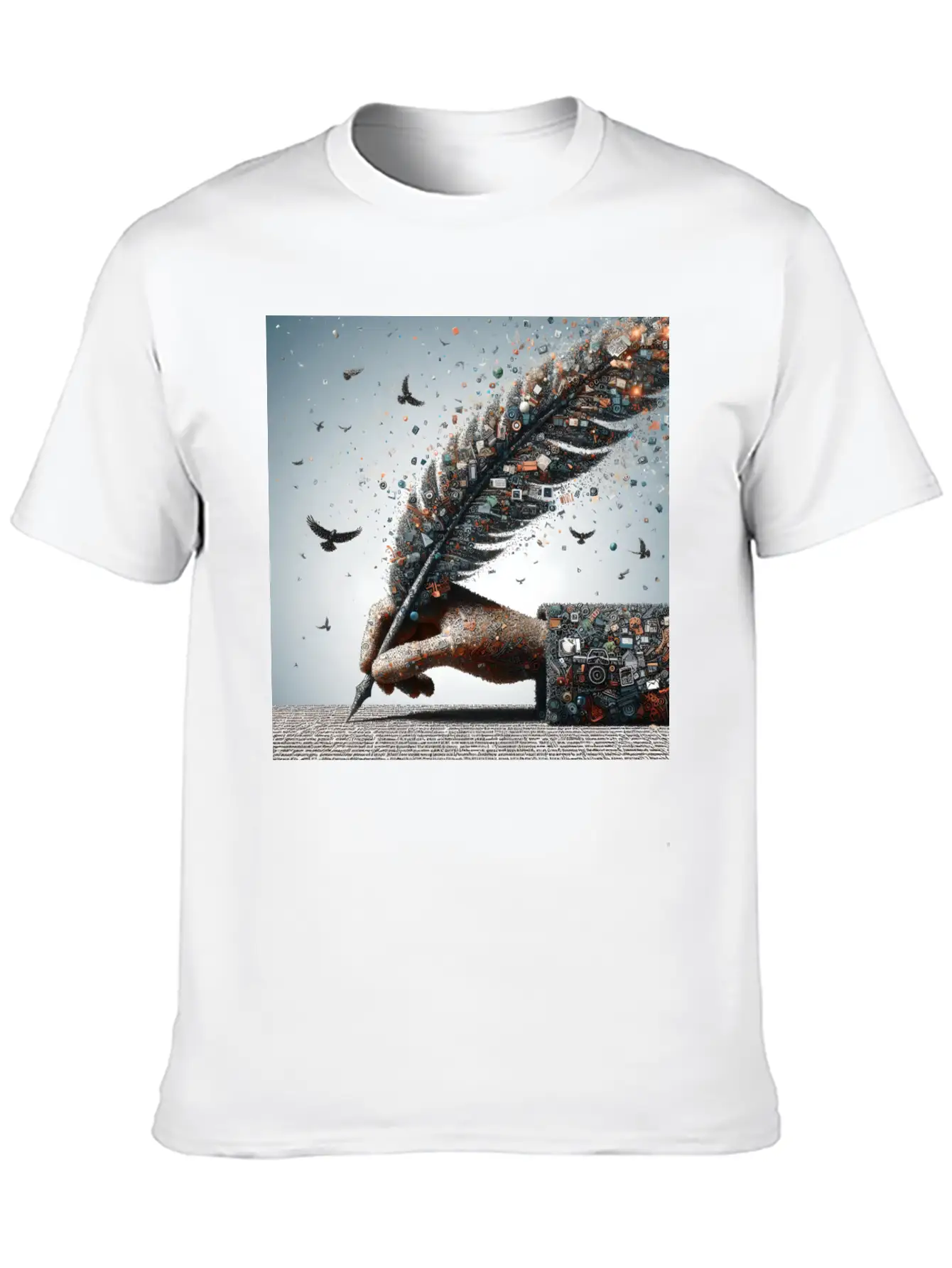 A Word Is Worth A Thousand Pictures Basic Graphic T-Shirt – Daily Comfort In Soft Cotton