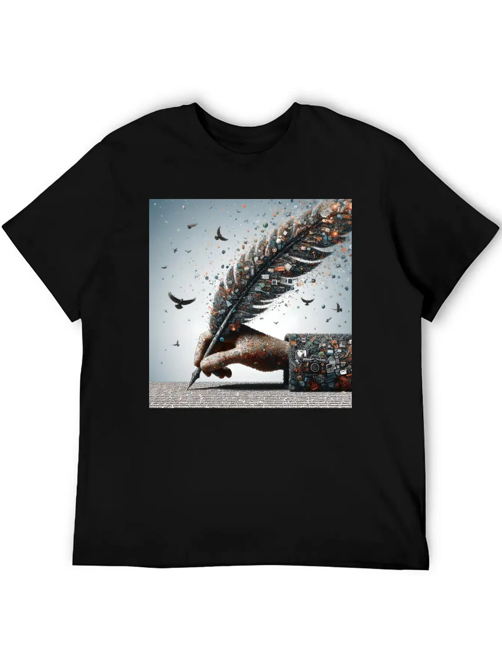 A Word Is Worth A Thousand Pictures Basic Graphic T-Shirt – Daily Comfort In Soft Cotton