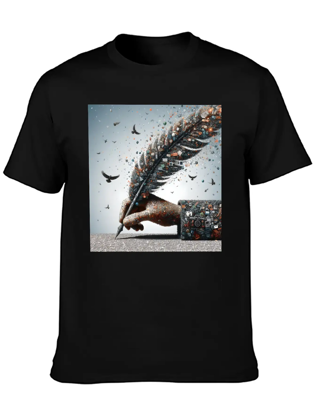 A Word Is Worth A Thousand Pictures Basic Graphic T-Shirt – Daily Comfort In Soft Cotton