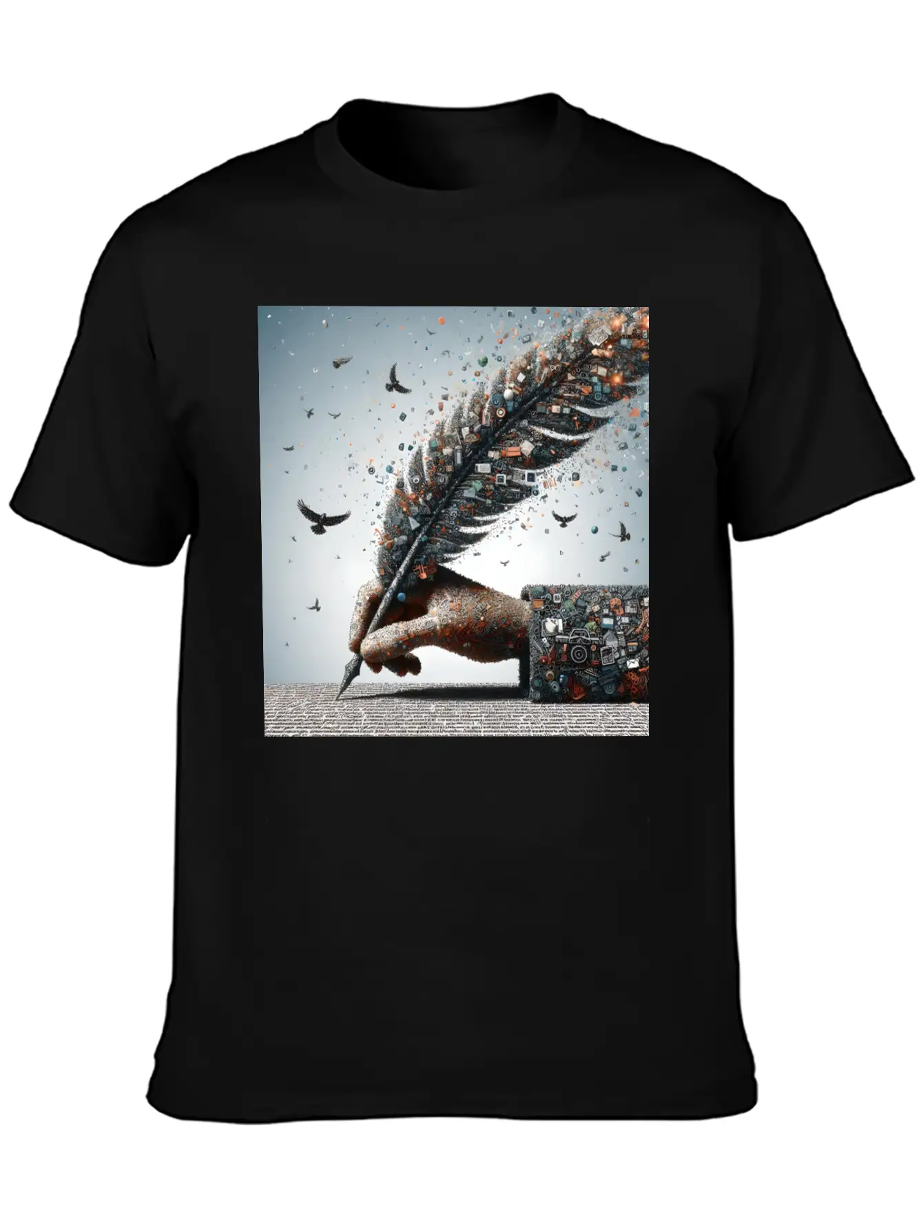 A Word Is Worth A Thousand Pictures Basic Graphic T-Shirt – Daily Comfort In Soft Cotton