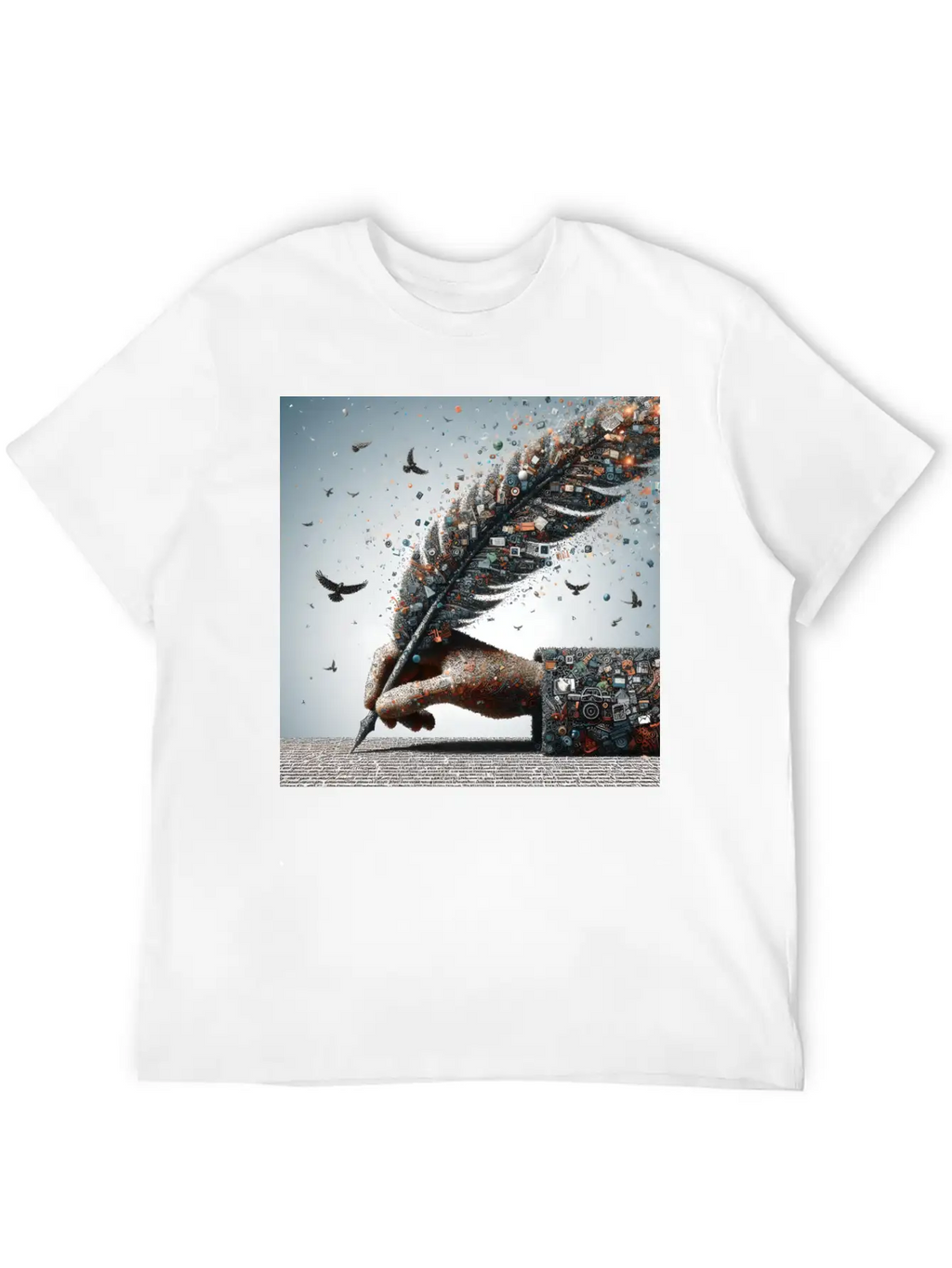 A Word Is Worth A Thousand Pictures Basic Graphic T-Shirt – Daily Comfort In Soft Cotton