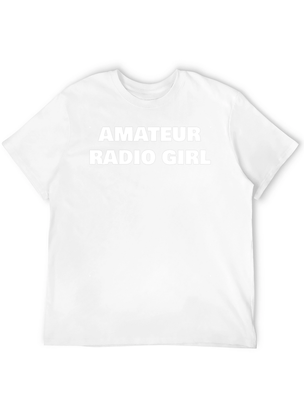 Amateur Radio Girl Black T-Shirt