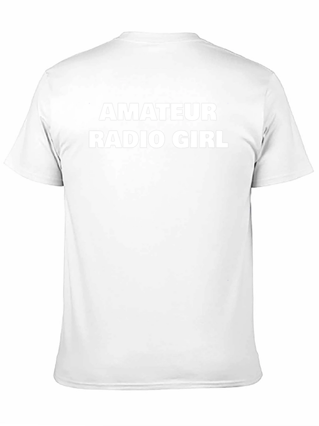 Amateur Radio Girl Black T-Shirt