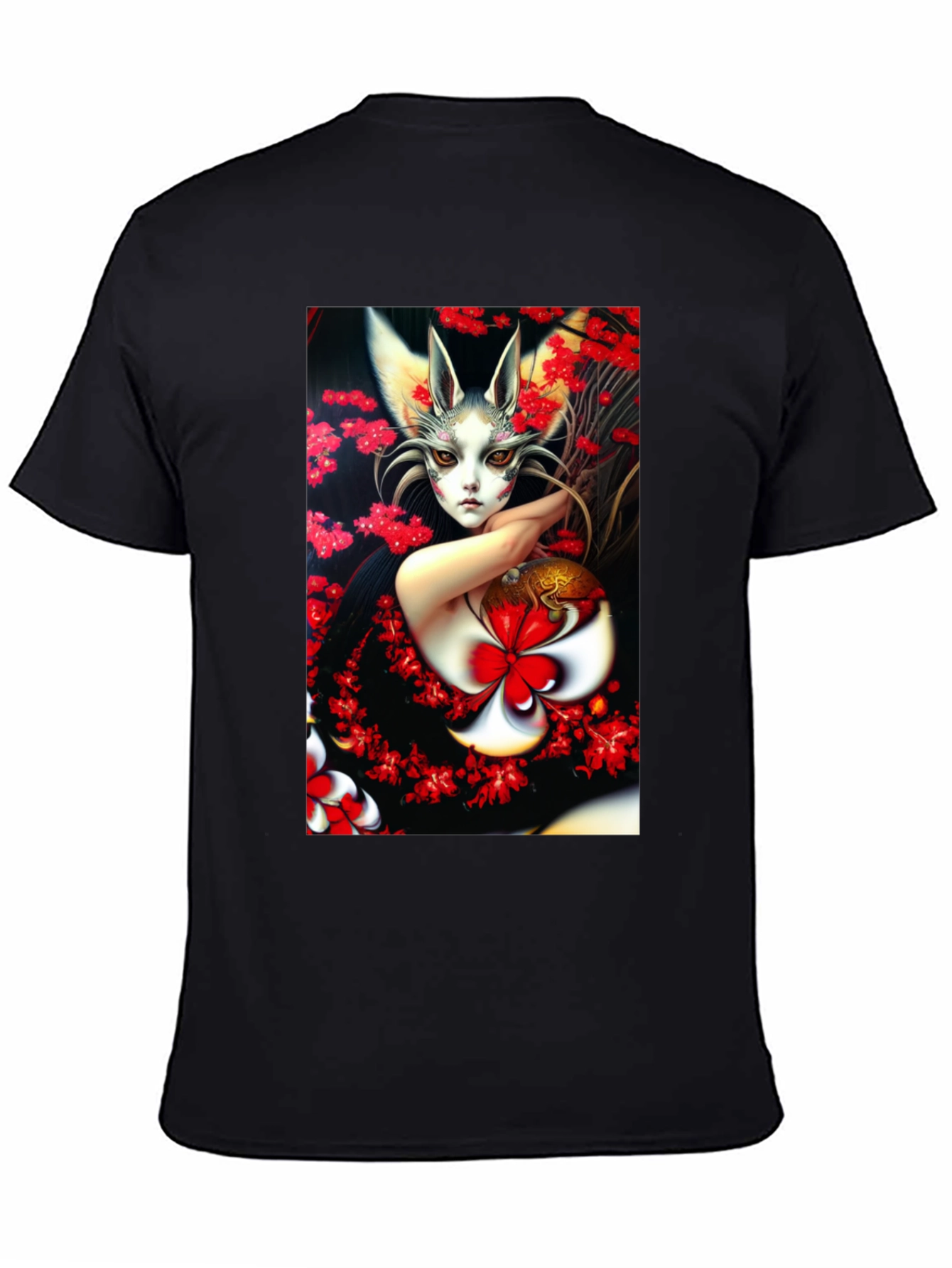 Anime Art Black T-Shirt - Unique Graphic Tee