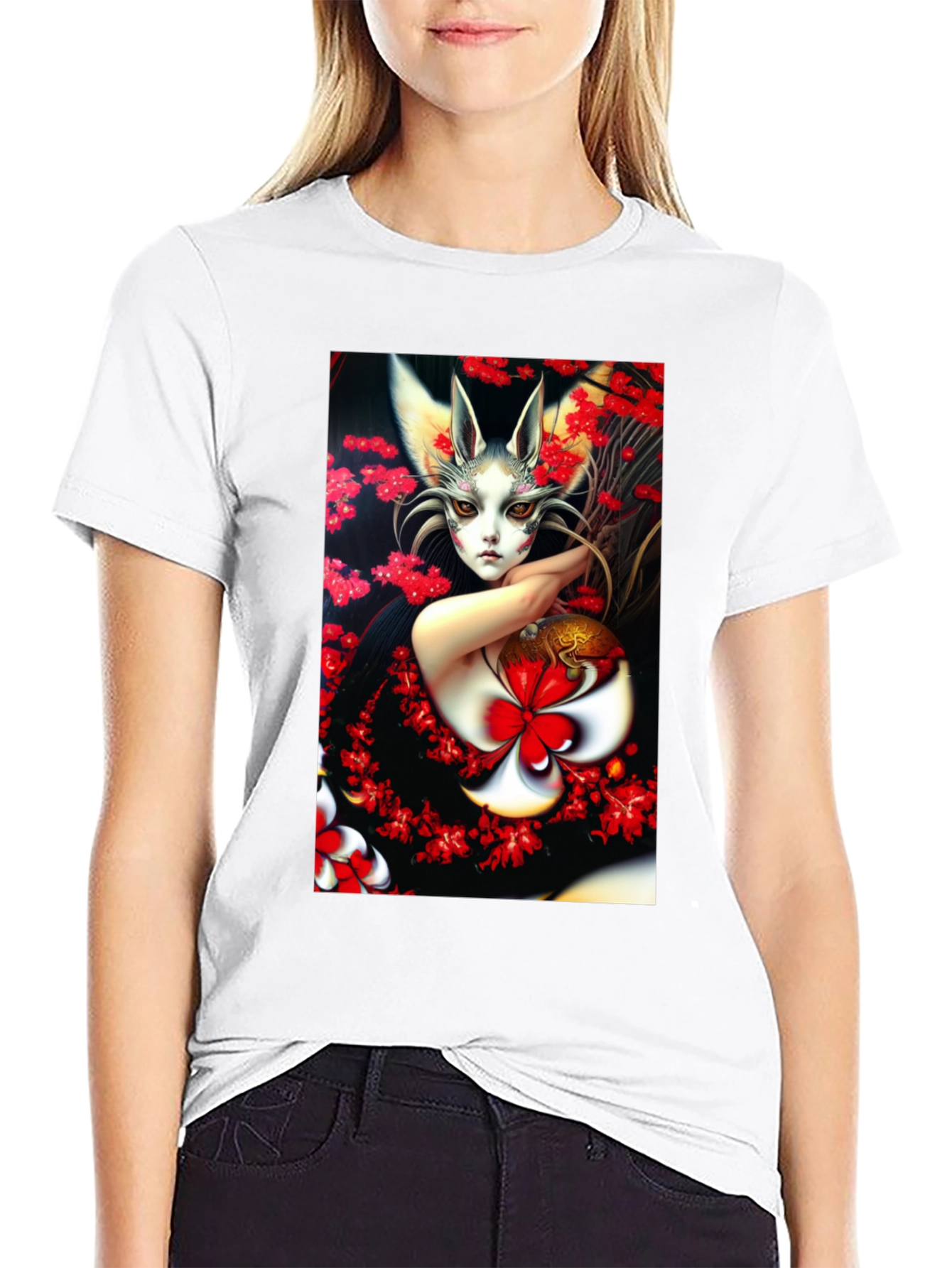 Anime Art Black T-Shirt - Unique Graphic Tee