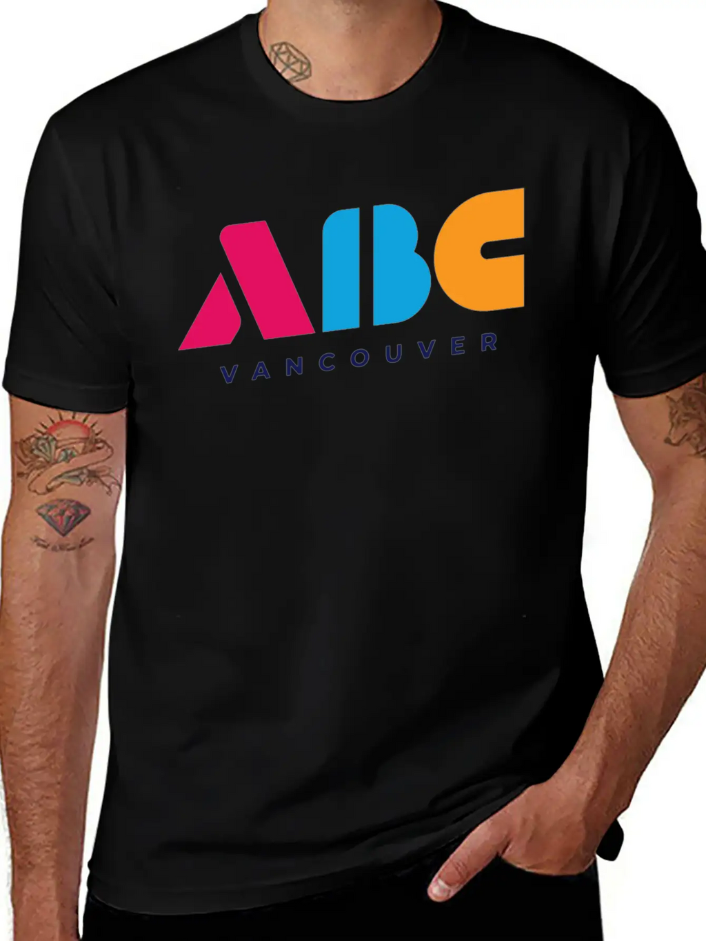 ABC Vancouver Party Breathable Soft Cotton T-Shirt – Timeless Casual Look