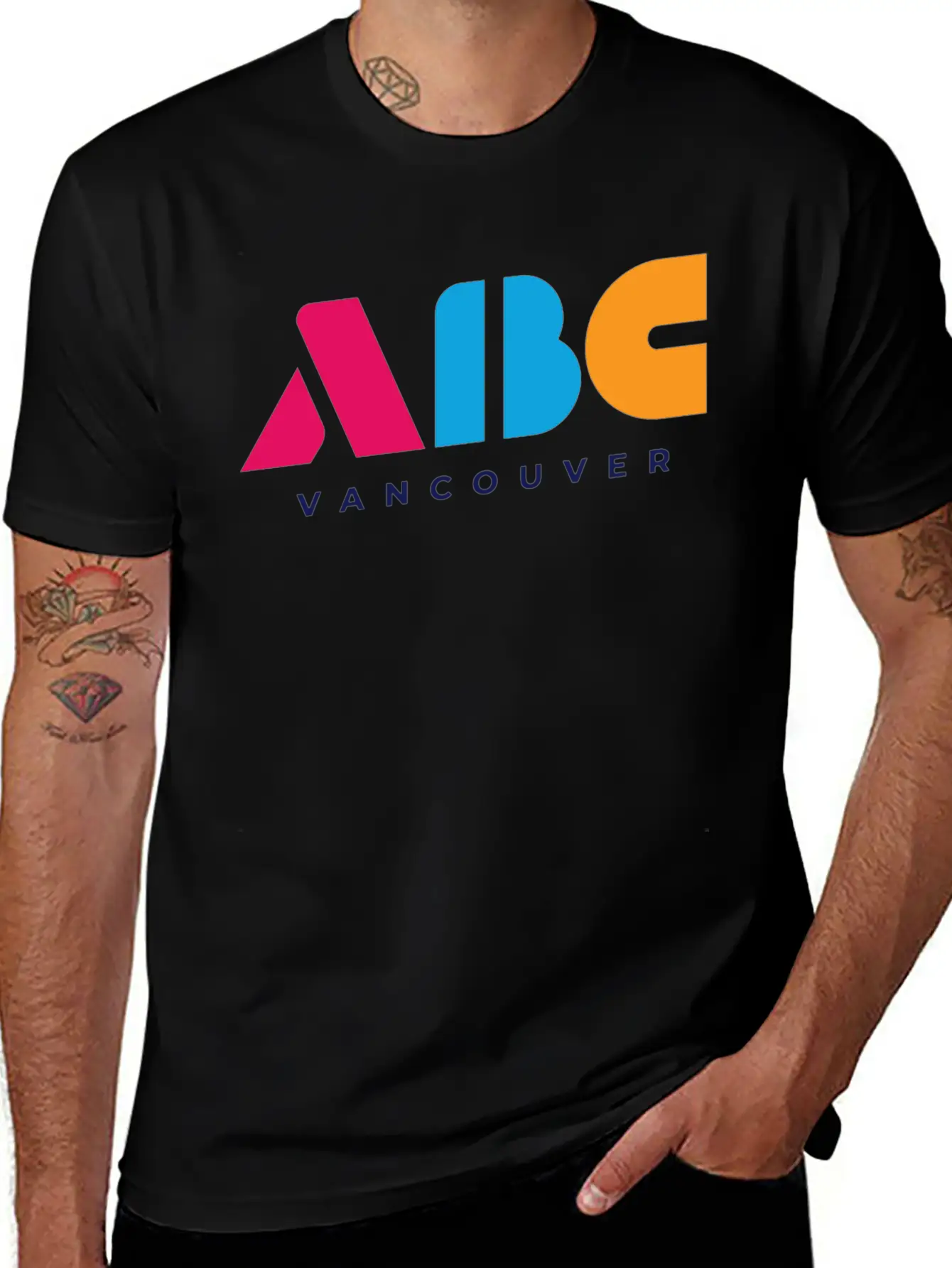 ABC Vancouver Party Breathable Soft Cotton T-Shirt – Timeless Casual Look