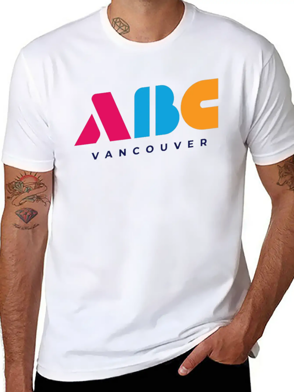 ABC Vancouver Party Breathable Soft Cotton T-Shirt – Timeless Casual Look