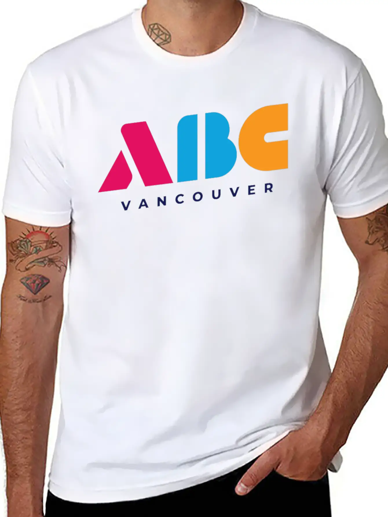 ABC Vancouver Party Breathable Soft Cotton T-Shirt – Timeless Casual Look