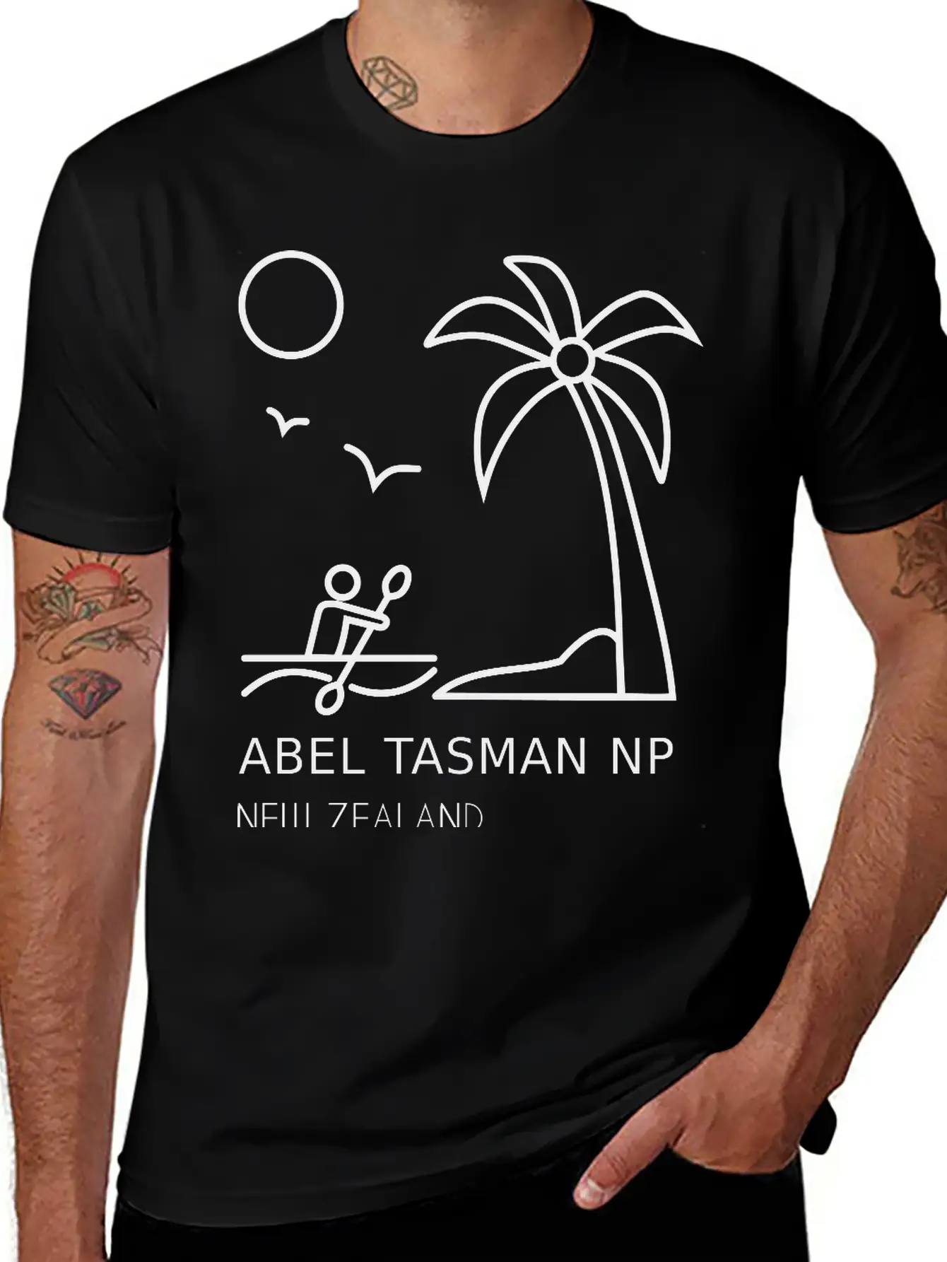 Abel Tasman National Park New Zealand Breathable Soft Cotton T-Shirt – Timeless Casual Look