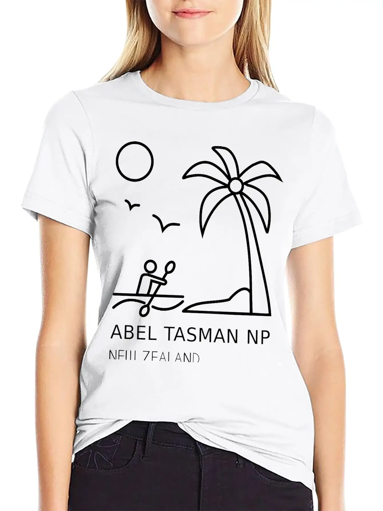 Abel Tasman National Park New Zealand Breathable Soft Cotton T-Shirt – Timeless Casual Look
