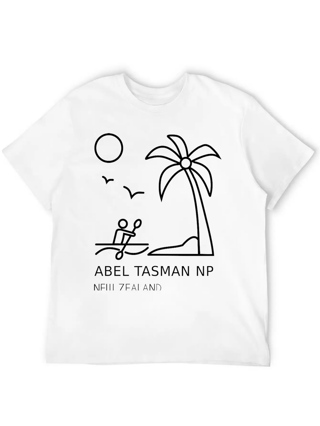Abel Tasman National Park New Zealand Breathable Soft Cotton T-Shirt – Timeless Casual Look