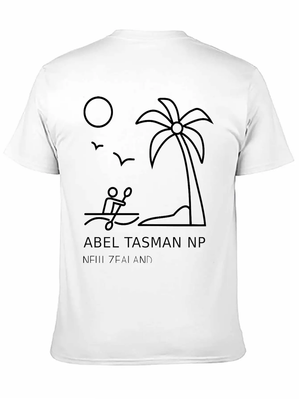Abel Tasman National Park New Zealand Breathable Soft Cotton T-Shirt – Timeless Casual Look