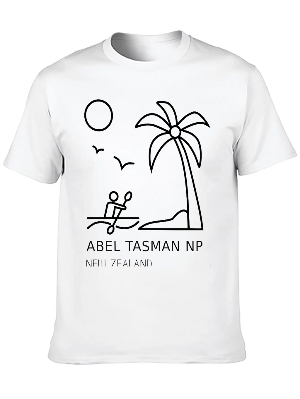 Abel Tasman National Park New Zealand Breathable Soft Cotton T-Shirt – Timeless Casual Look