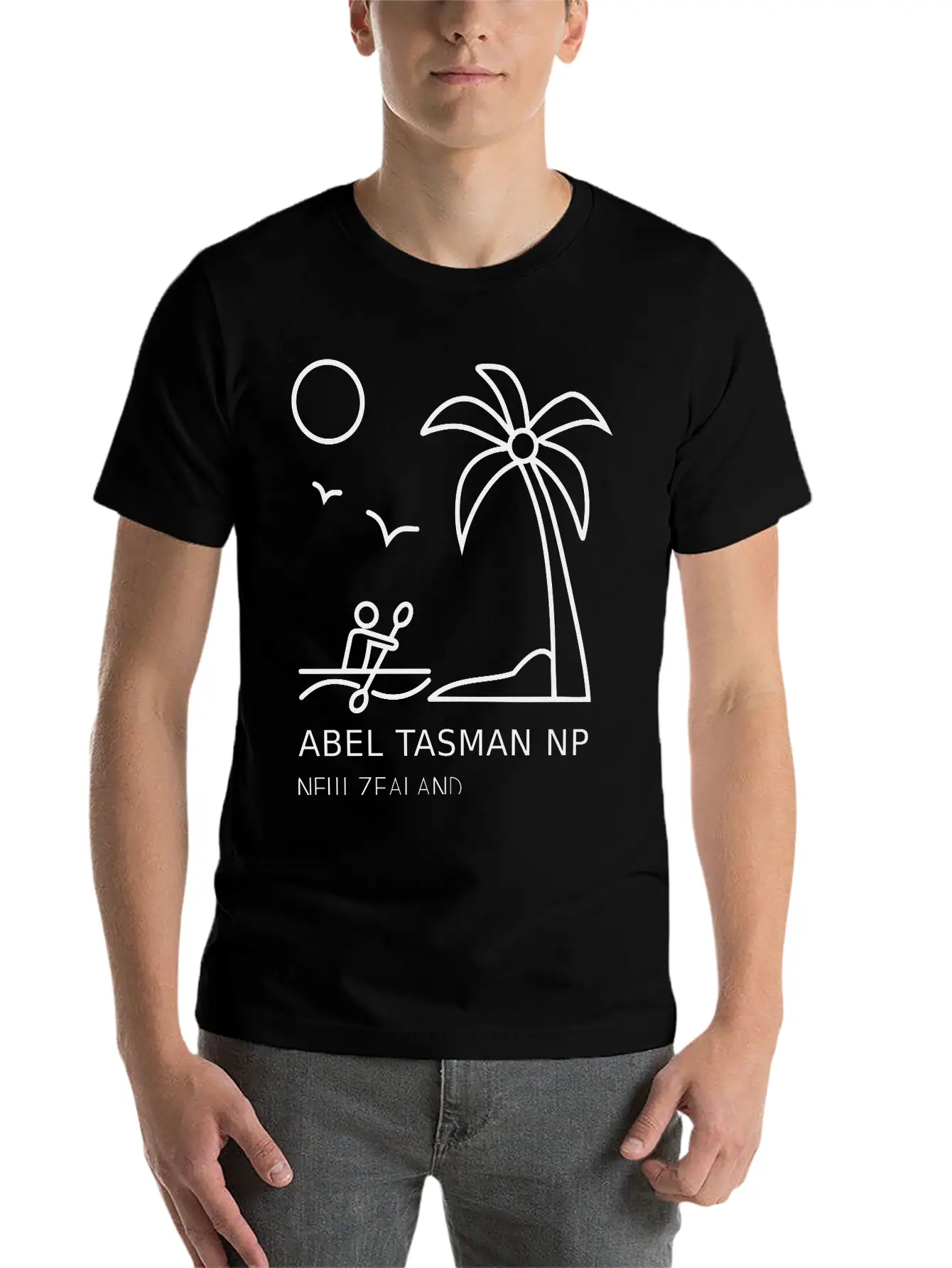 Abel Tasman National Park New Zealand Breathable Soft Cotton T-Shirt – Timeless Casual Look