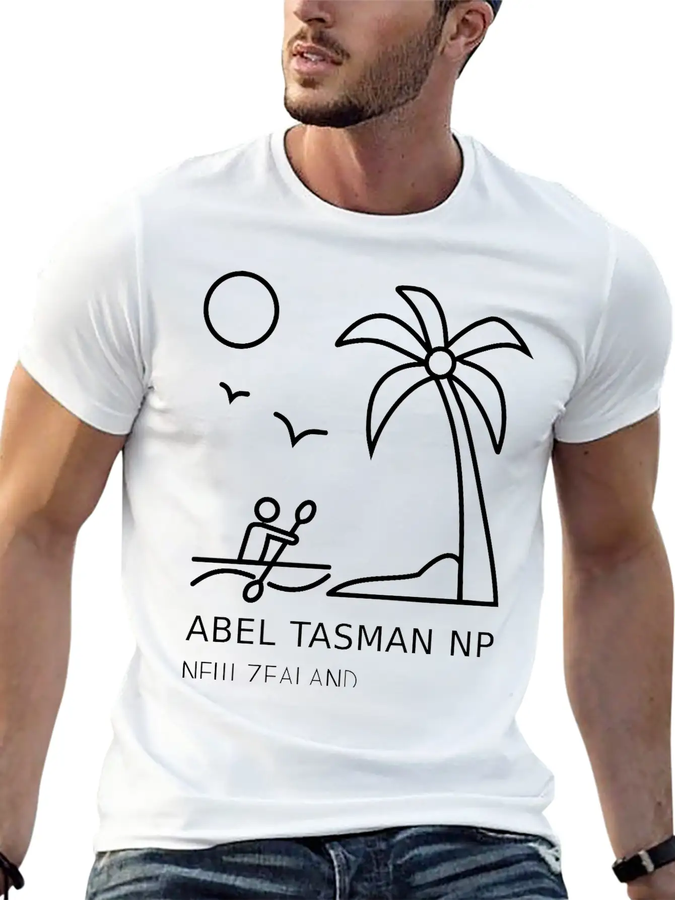 Abel Tasman National Park New Zealand Breathable Soft Cotton T-Shirt – Timeless Casual Look