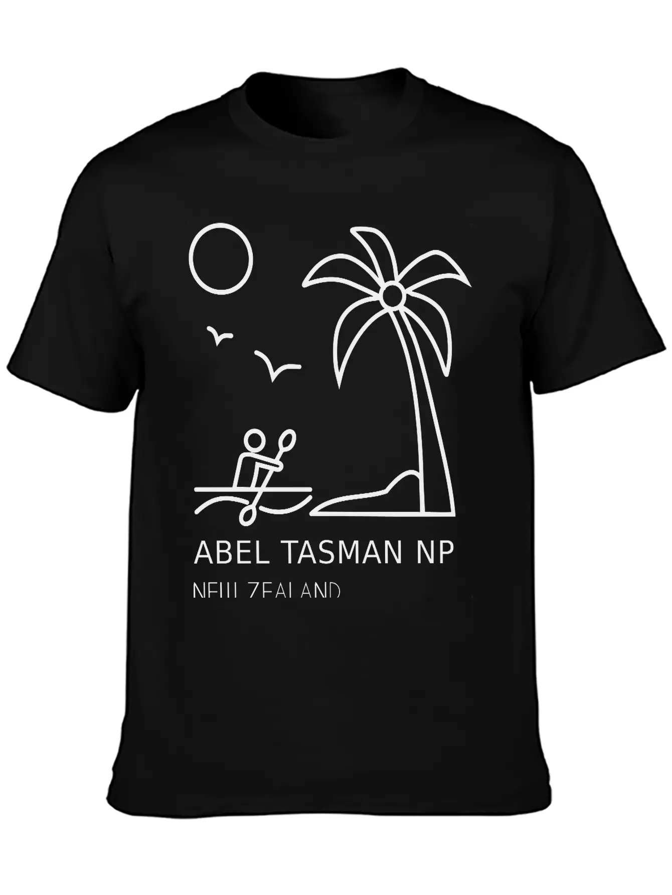 Abel Tasman National Park New Zealand Breathable Soft Cotton T-Shirt – Timeless Casual Look