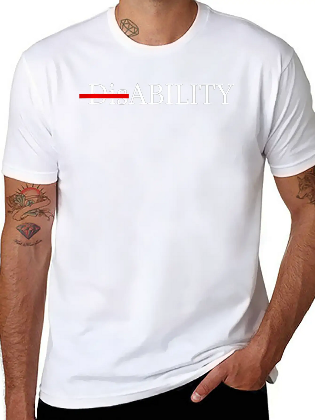 Ability Awareness Basic Graphic T-Shirt – Daily Comfort In Soft Cotton
