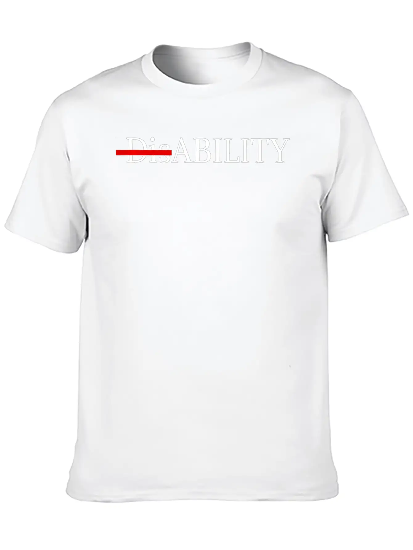 Ability Awareness Basic Graphic T-Shirt – Daily Comfort In Soft Cotton