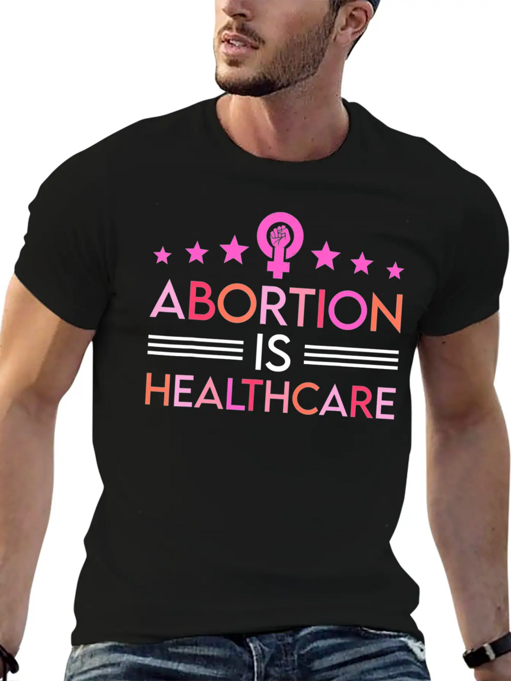Abortion Is Healthcare Feminist Feminism Timeless Short Sleeve Tee – Comfy And Minimalist Design