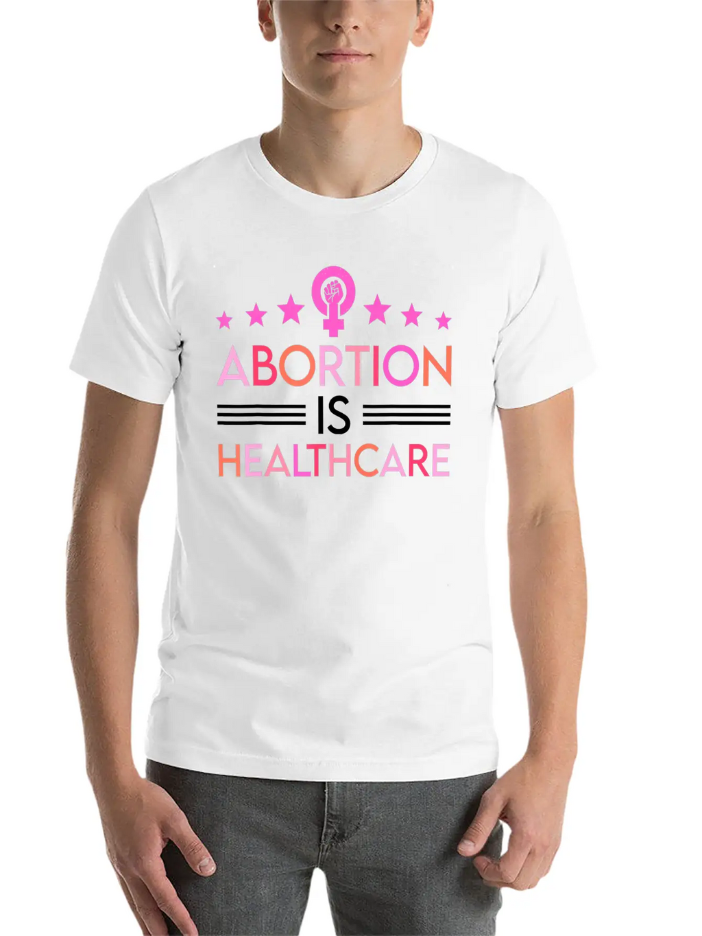 Abortion Is Healthcare Feminist Feminism Timeless Short Sleeve Tee – Comfy And Minimalist Design