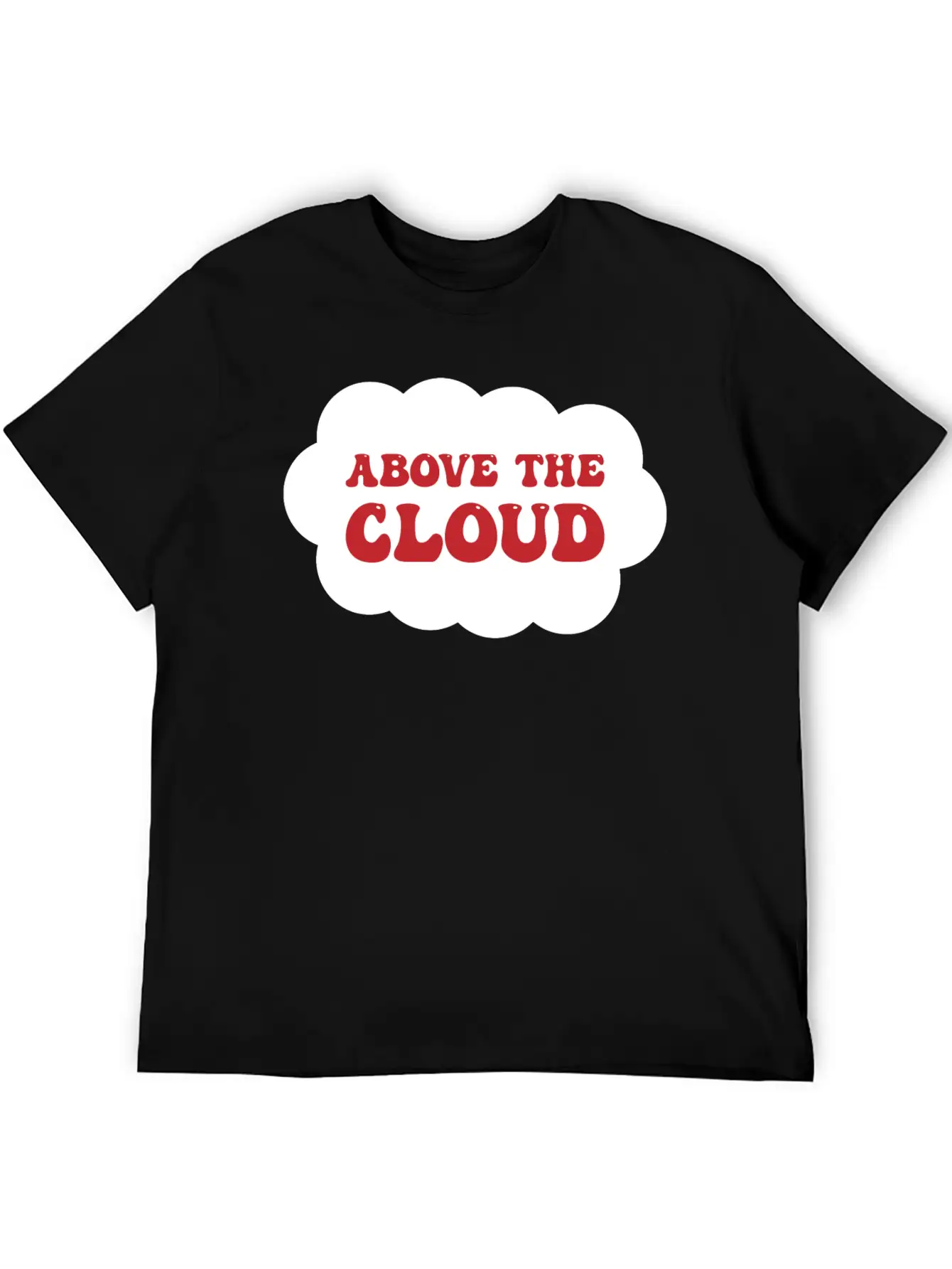 Above The Cloud Comfortable Minimalist Graphic Tee – Summer Style Essential
