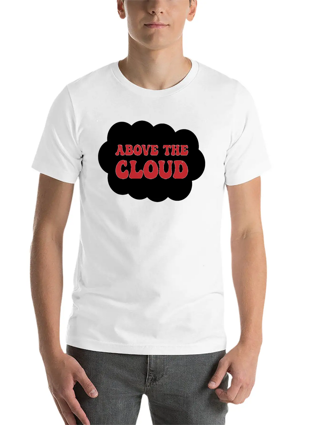 Above The Cloud Comfortable Minimalist Graphic Tee – Summer Style Essential