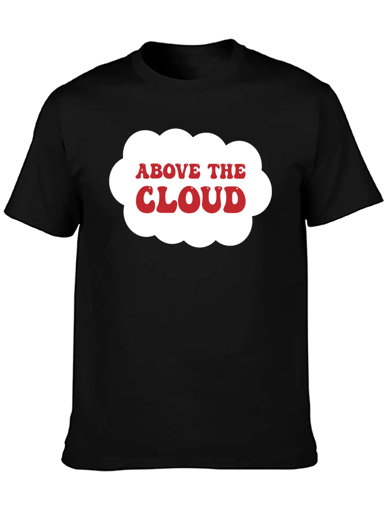 Above The Cloud Comfortable Minimalist Graphic Tee – Summer Style Essential