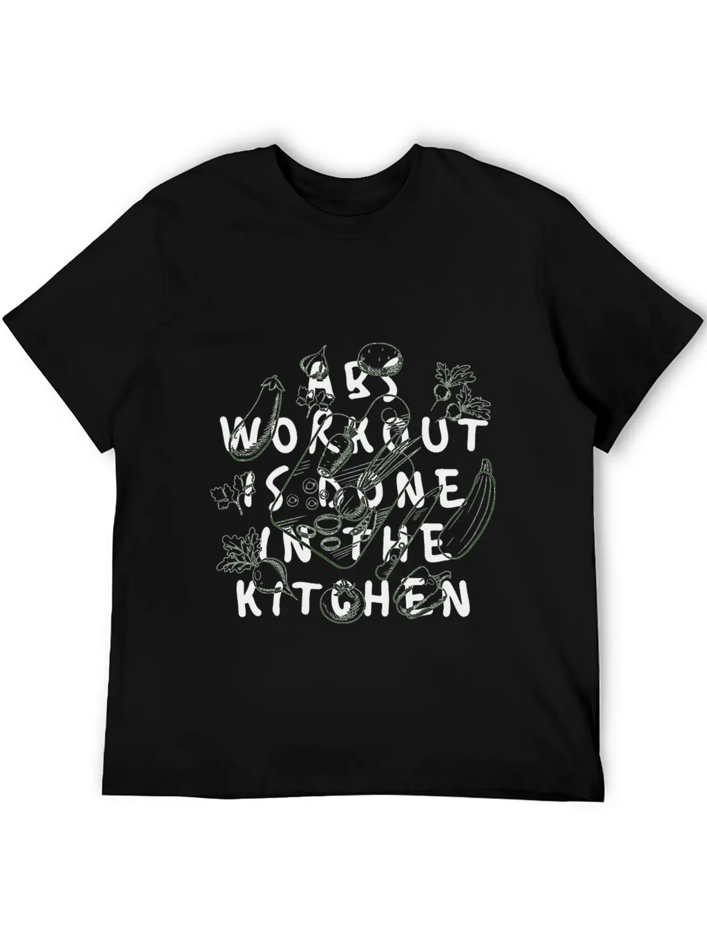 Abs Workout Classic Fit Graphic Tee For Daily Comfort – Unisex Cotton Shirt