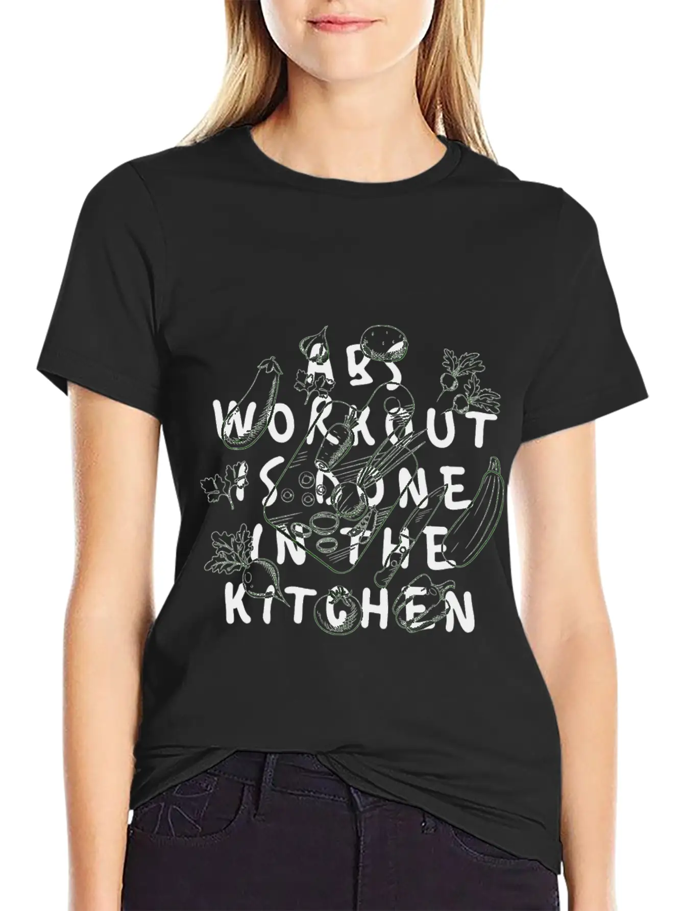 Abs Workout Classic Fit Graphic Tee For Daily Comfort – Unisex Cotton Shirt