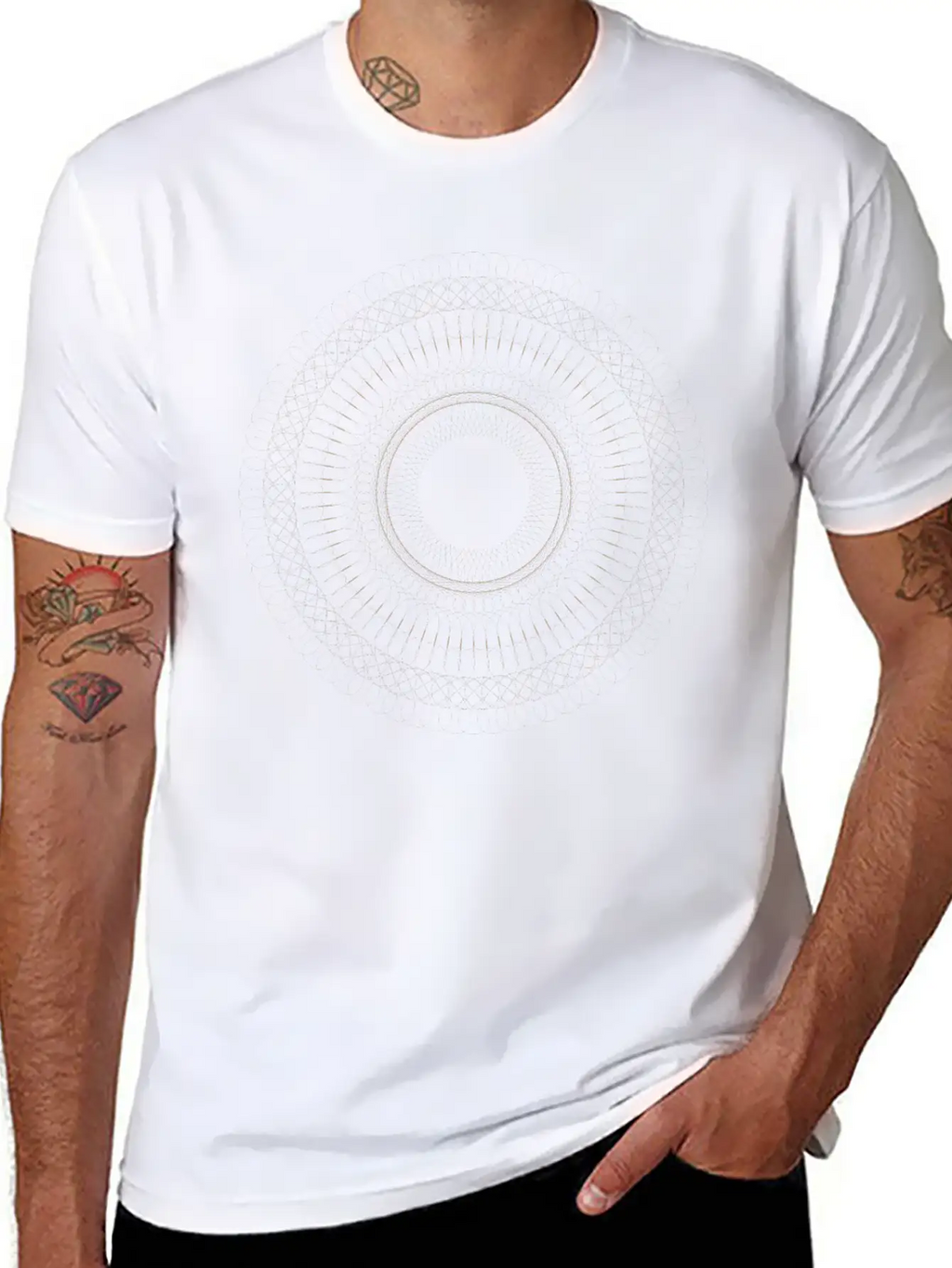 Abstract Dot Design Timeless Short Sleeve Tee – Comfy And Minimalist Design