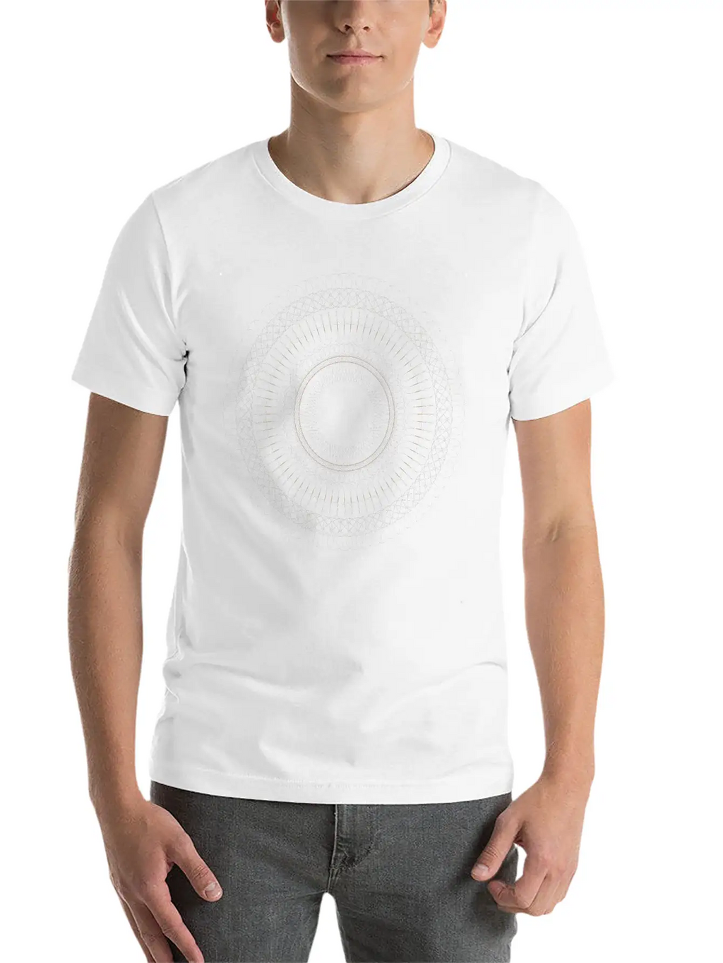 Abstract Dot Design Timeless Short Sleeve Tee – Comfy And Minimalist Design