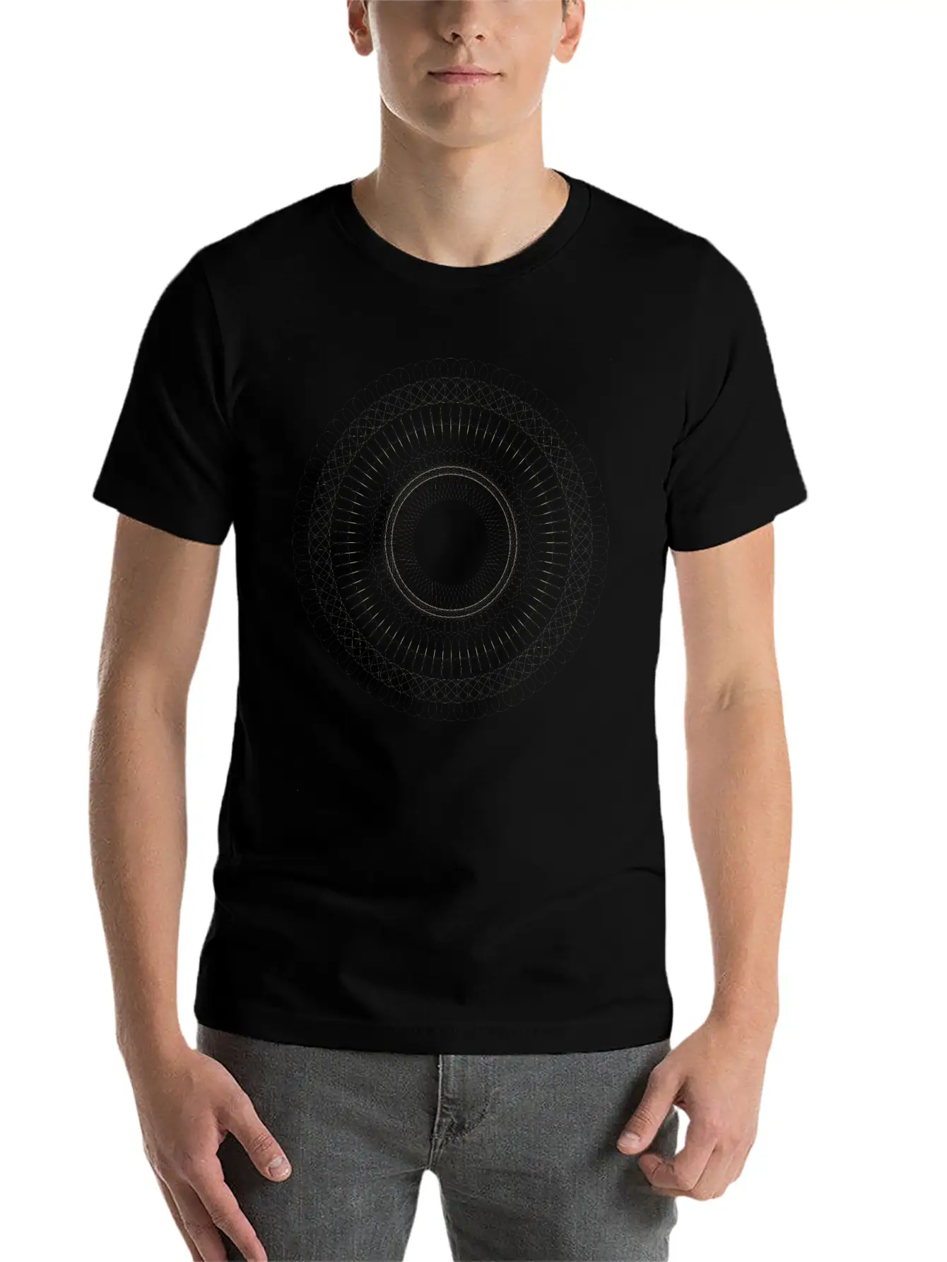 Abstract Dot Design Timeless Short Sleeve Tee – Comfy And Minimalist Design