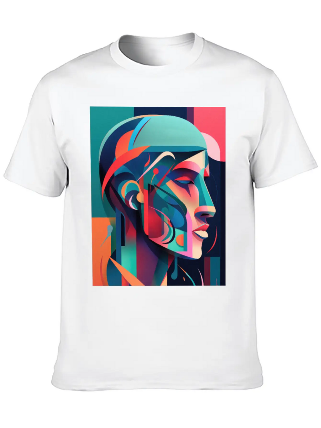 Abstract Face Art - Powerful And Impactful Unisex Casual T-Shirt – Clean Design For Daily Comfort