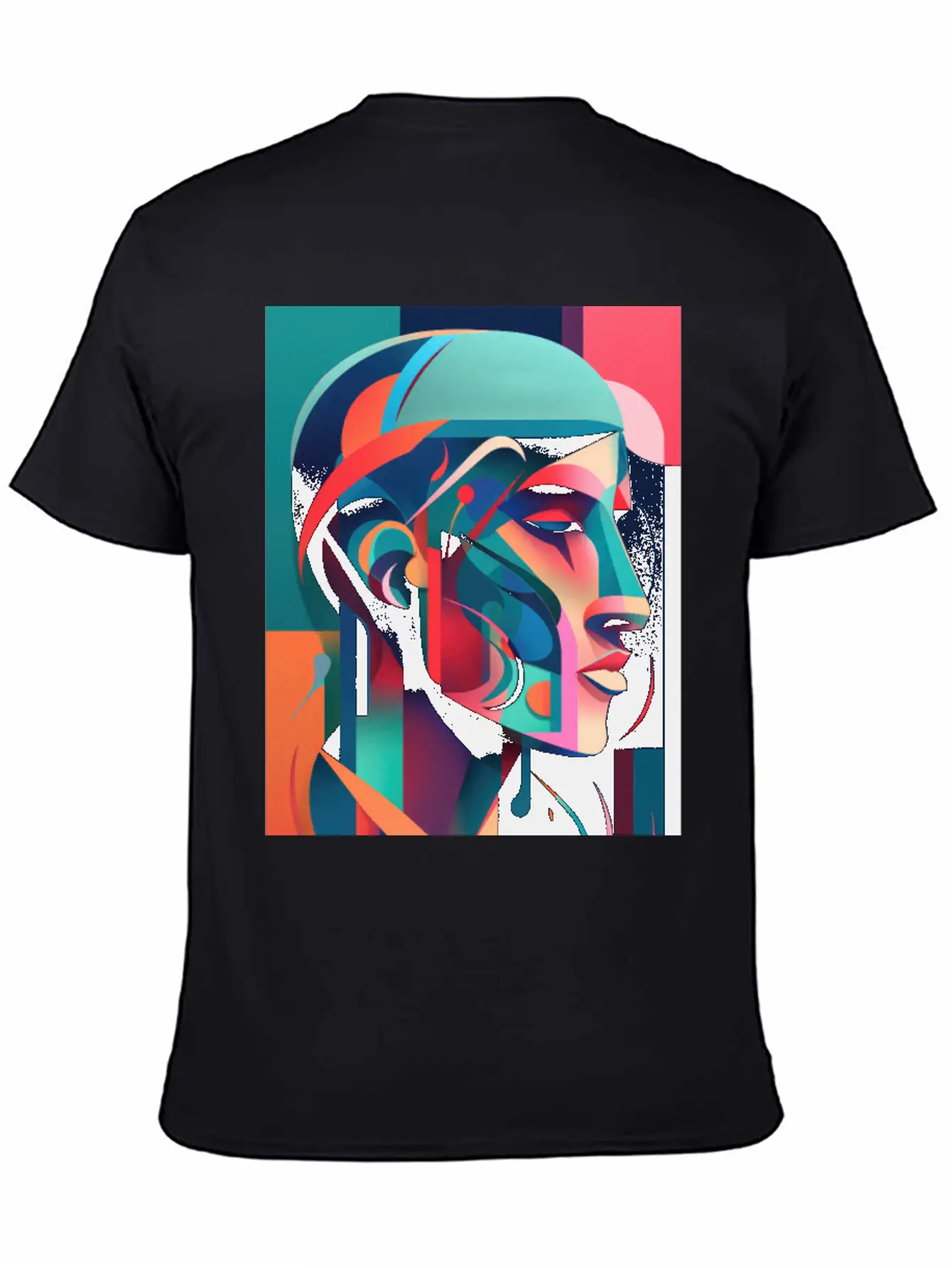 Abstract Face Art - Powerful And Impactful Unisex Casual T-Shirt – Clean Design For Daily Comfort