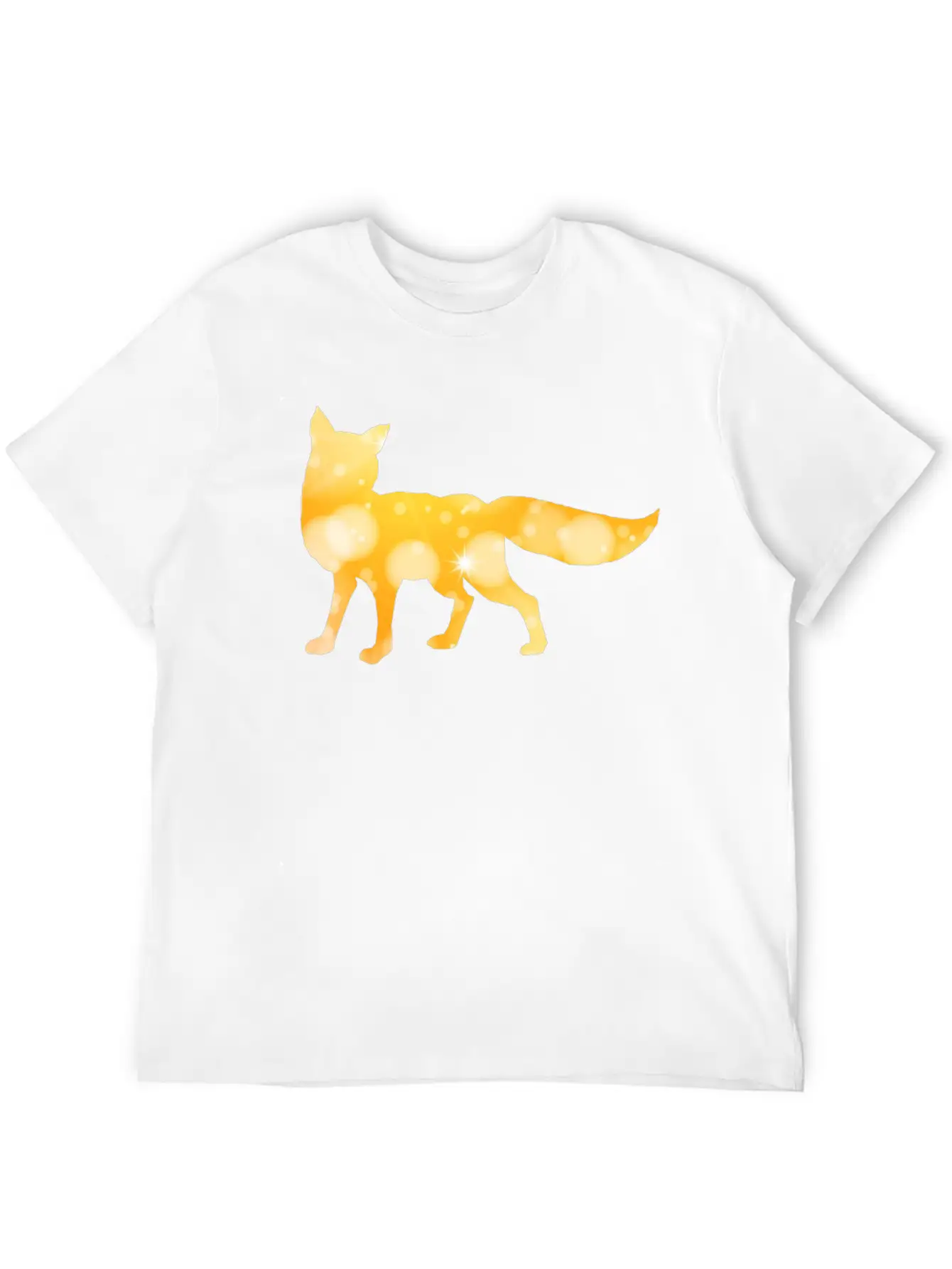 Abstract Fox Breathable Soft Cotton T-Shirt – Timeless Casual Look