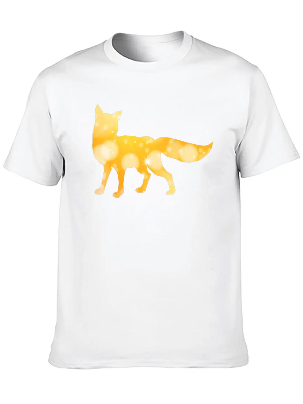 Abstract Fox Breathable Soft Cotton T-Shirt – Timeless Casual Look
