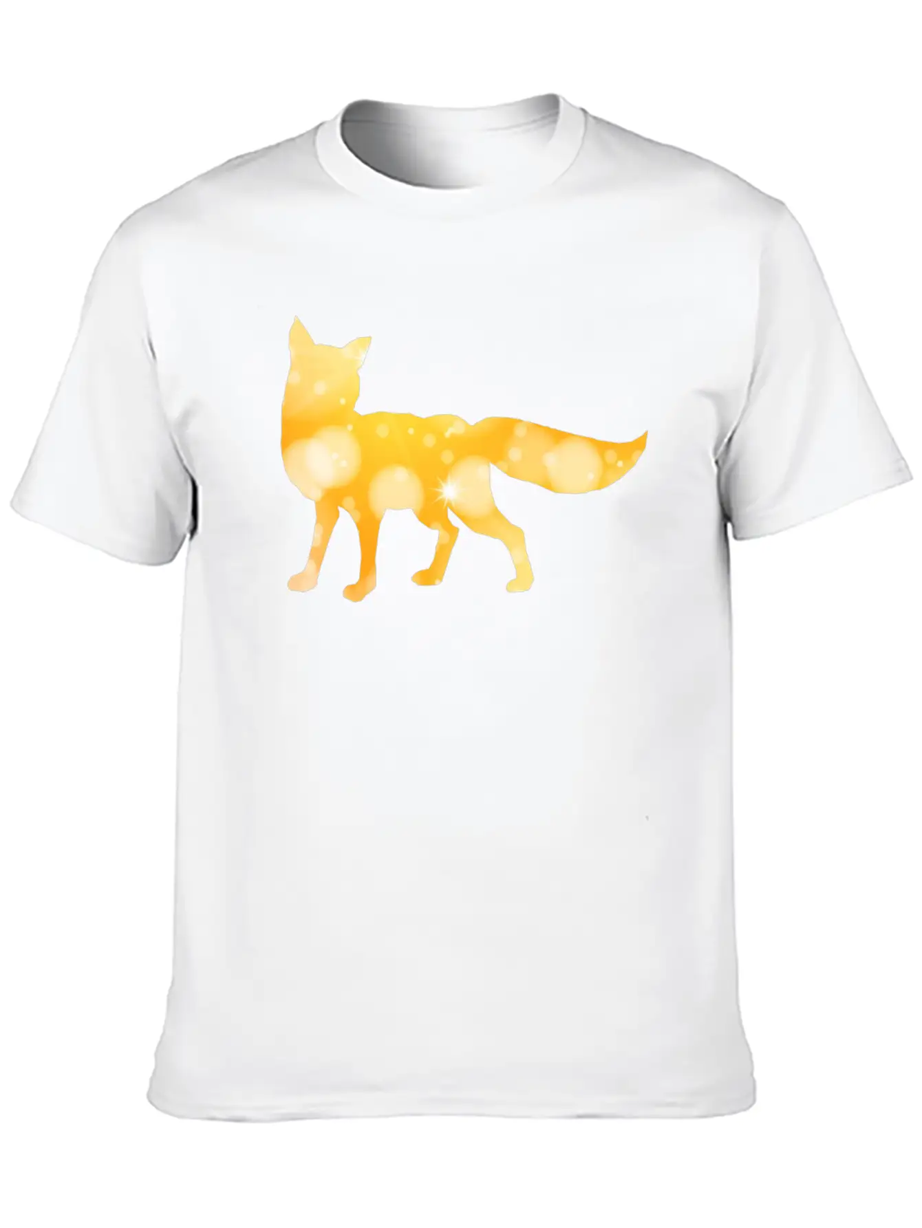 Abstract Fox Breathable Soft Cotton T-Shirt – Timeless Casual Look