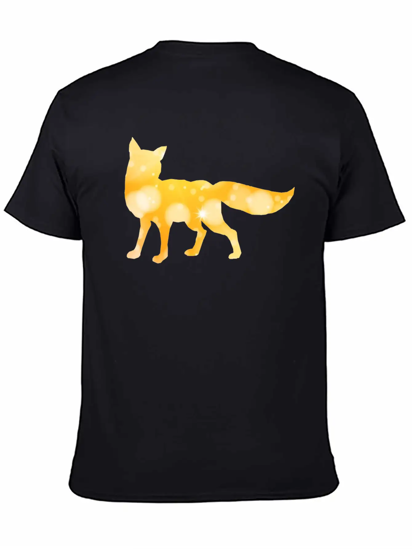 Abstract Fox Breathable Soft Cotton T-Shirt – Timeless Casual Look