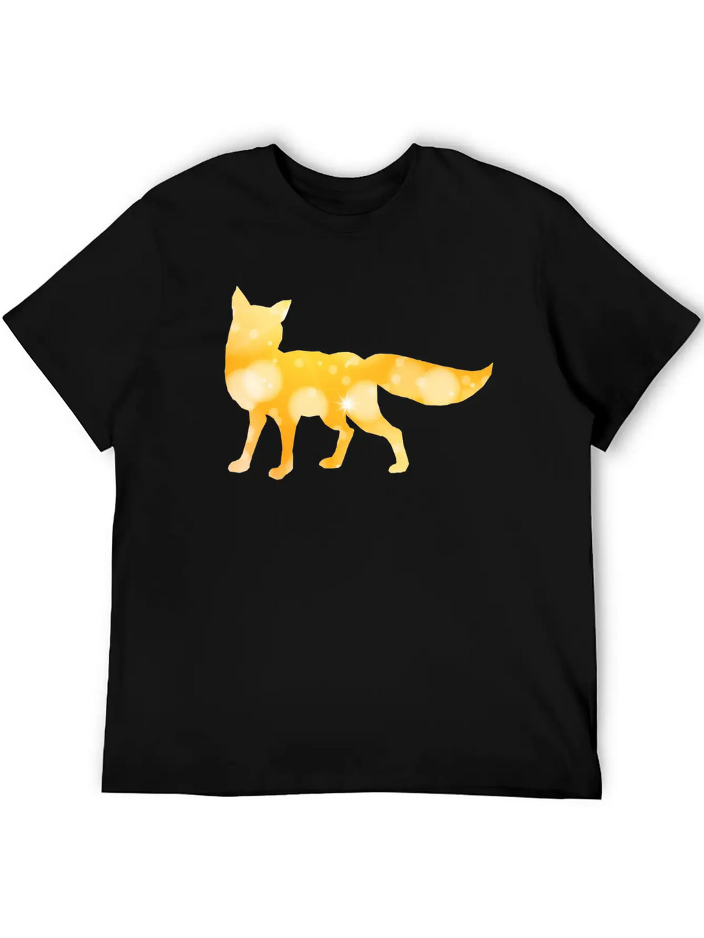 Abstract Fox Breathable Soft Cotton T-Shirt – Timeless Casual Look