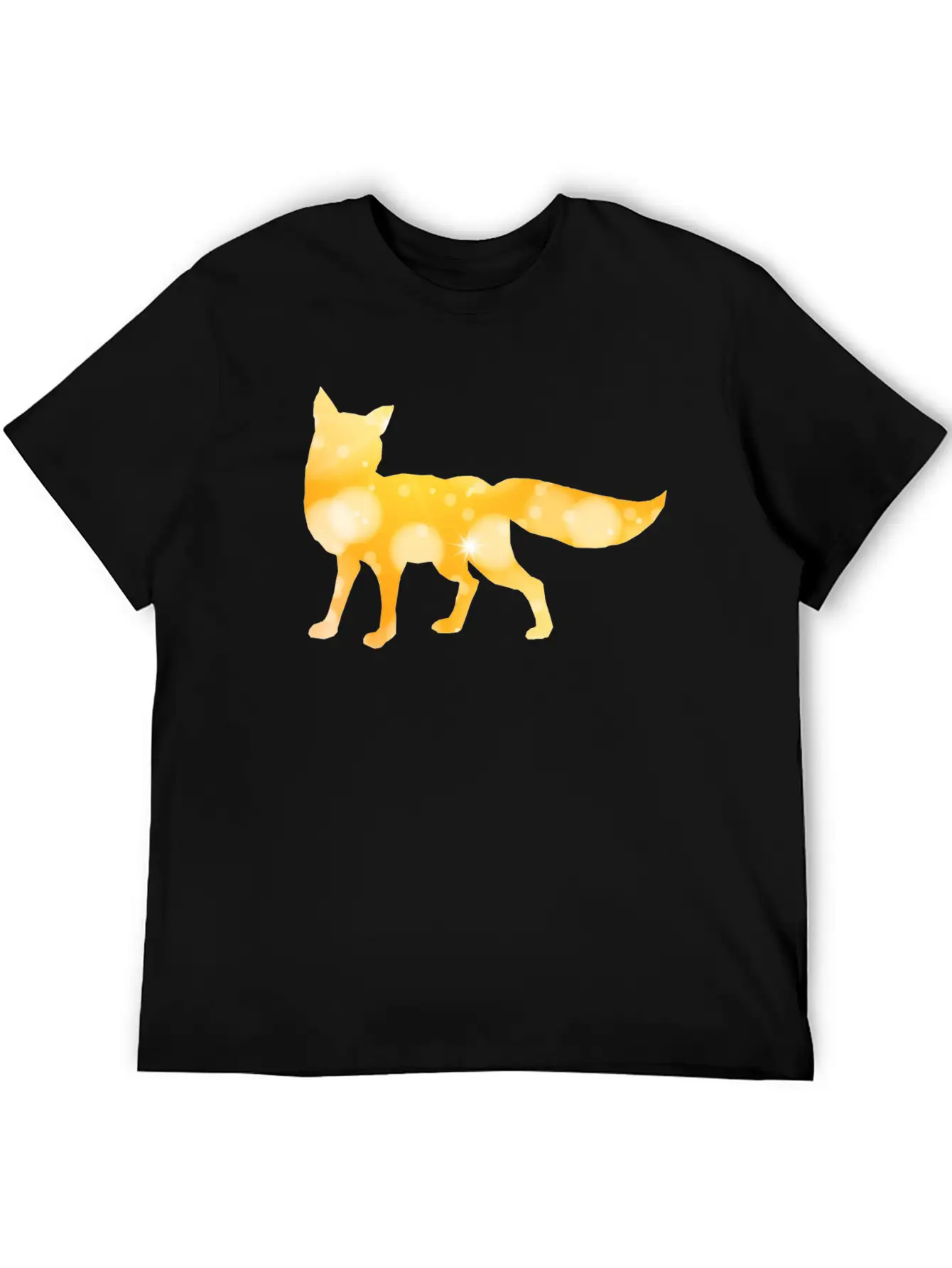 Abstract Fox Breathable Soft Cotton T-Shirt – Timeless Casual Look