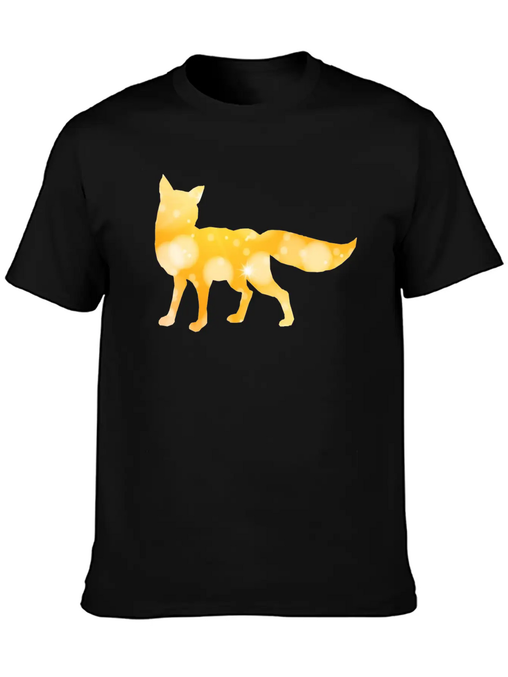 Abstract Fox Breathable Soft Cotton T-Shirt – Timeless Casual Look